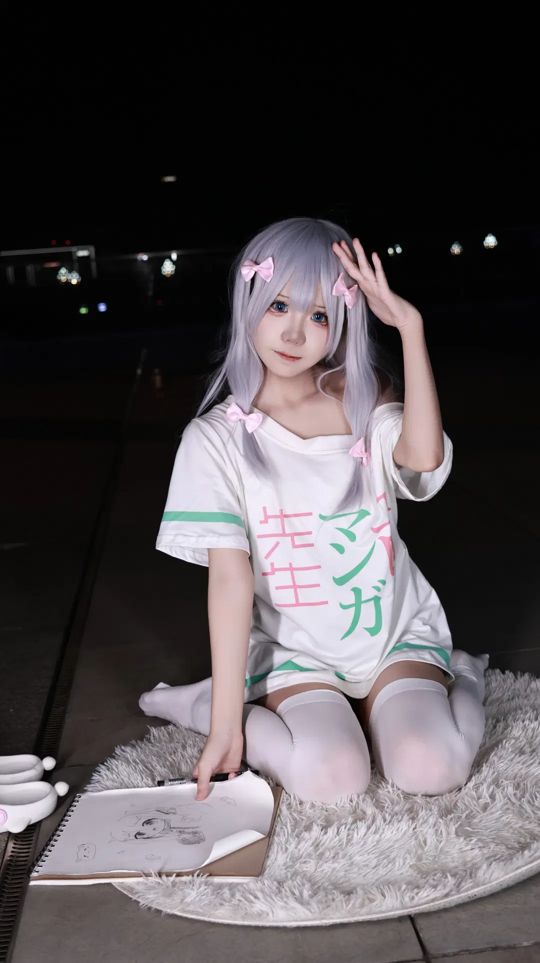 【Izumi Sagiri cosplay】Eromanga Sensei: Paintbrush in Hand, Cuteness Is Eternal by 小谷鸡 - Image 2