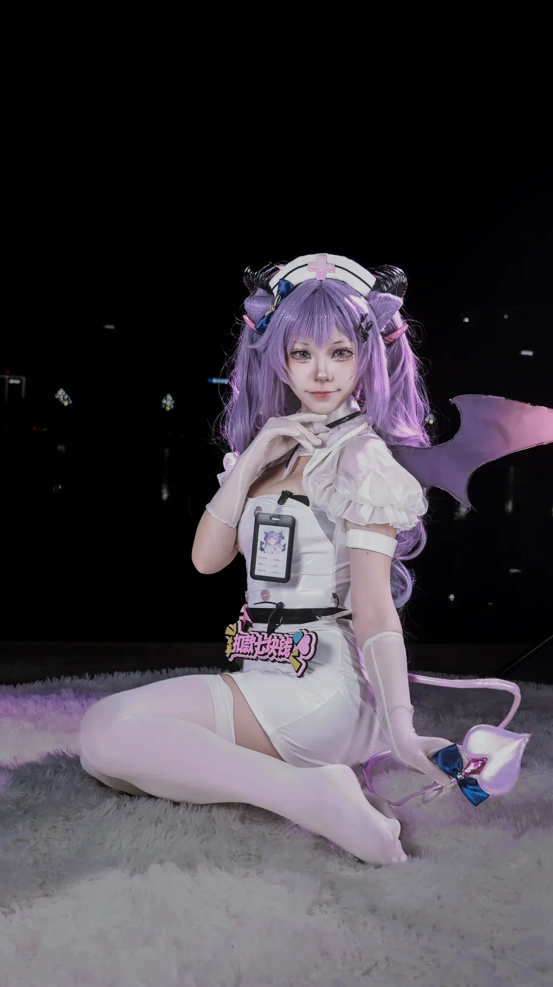 【刻晴コスプレ】原神小悪魔ナース風、この注射受ける？ - 小谷鸡 - 4枚目
