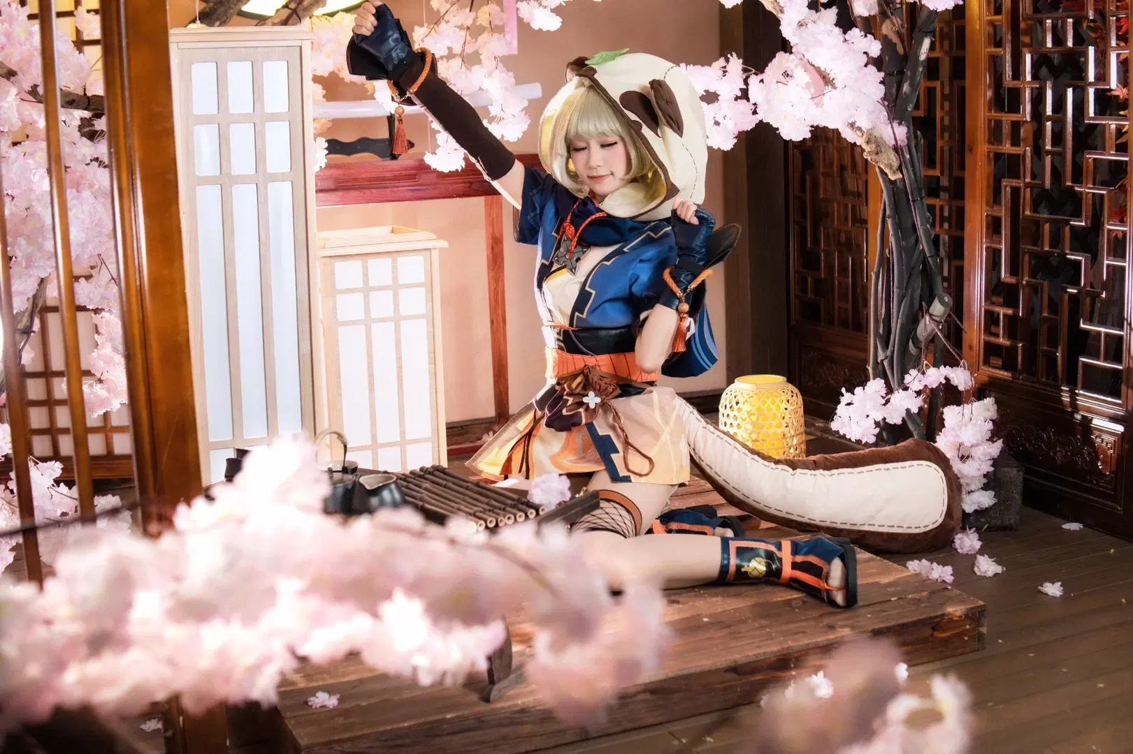 原神早柚cos 才不是狸猫哦的忍法大师 - 鹿野奈奈 - 第3张