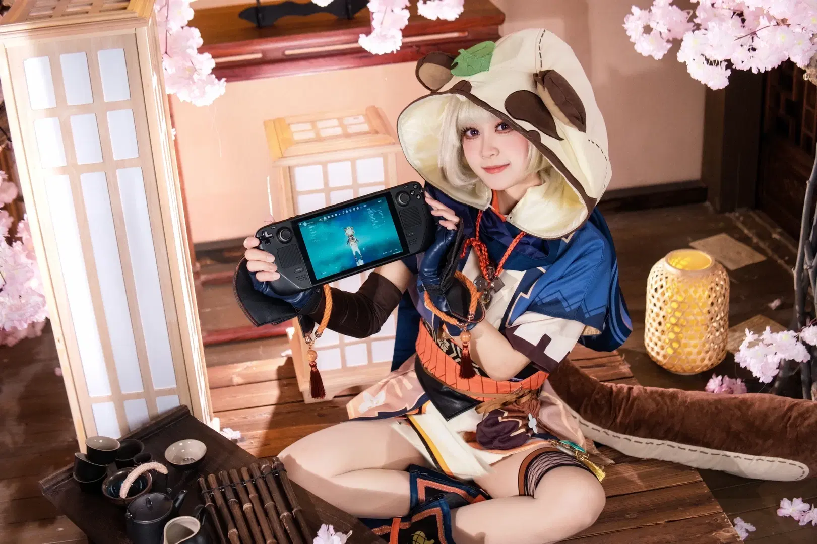 原神早柚cos 才不是狸猫哦的忍法大师 - 鹿野奈奈 - 第6张