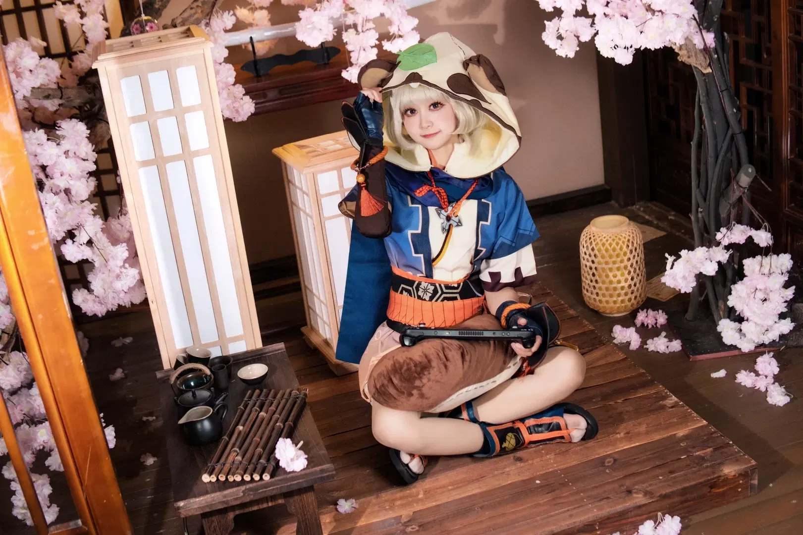 原神早柚cos 才不是狸猫哦的忍法大师 - 鹿野奈奈 - 第7张
