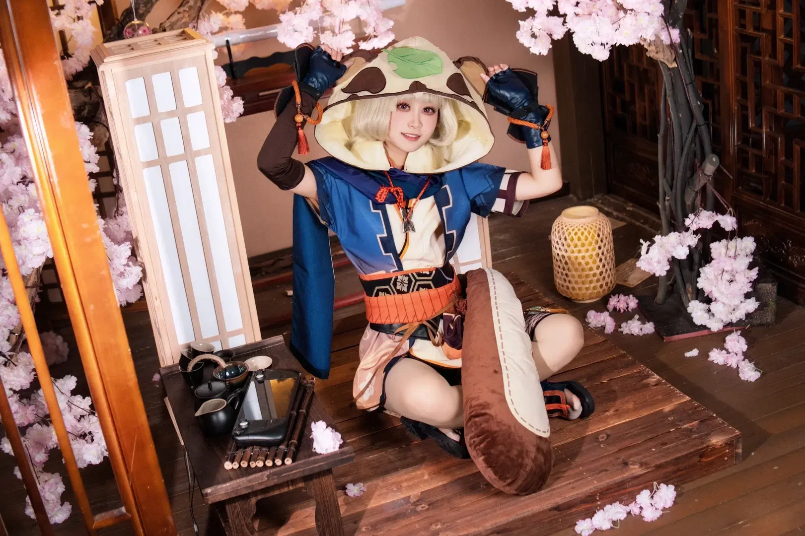 原神早柚cos 才不是狸猫哦的忍法大师 - 鹿野奈奈 - 第8张