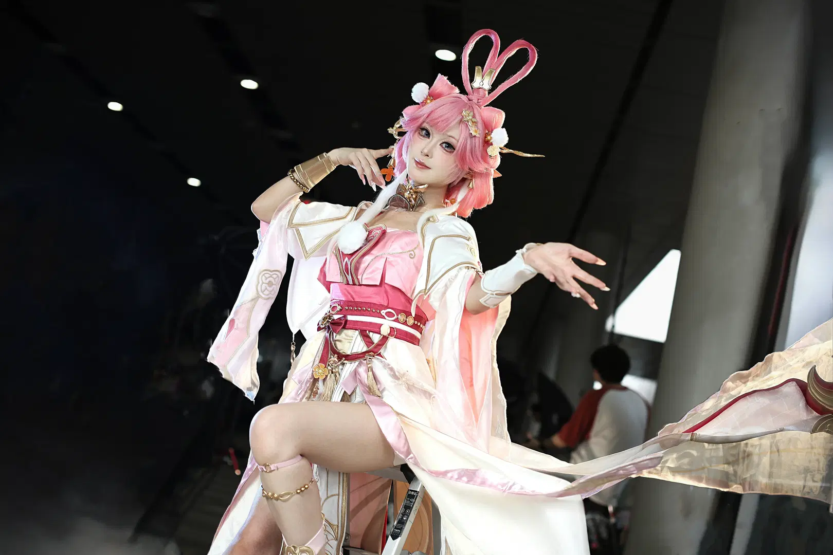 [Elysia Cosplay] Honkai Impact 3rd Flawless Fairy: Convention Booth Light & Shadow Record by 摄影小超📷✨ - Image 5