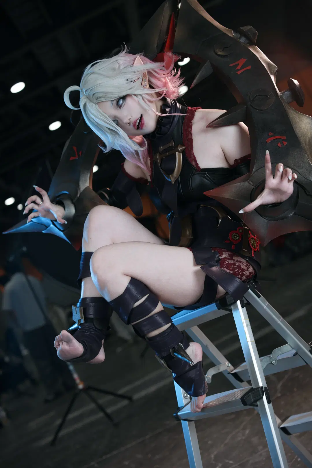 【貝蕾亞cos】英雄聯盟暗黑吸血鬼少女降臨漫展 - 摄影小超📷✨ - 第9張