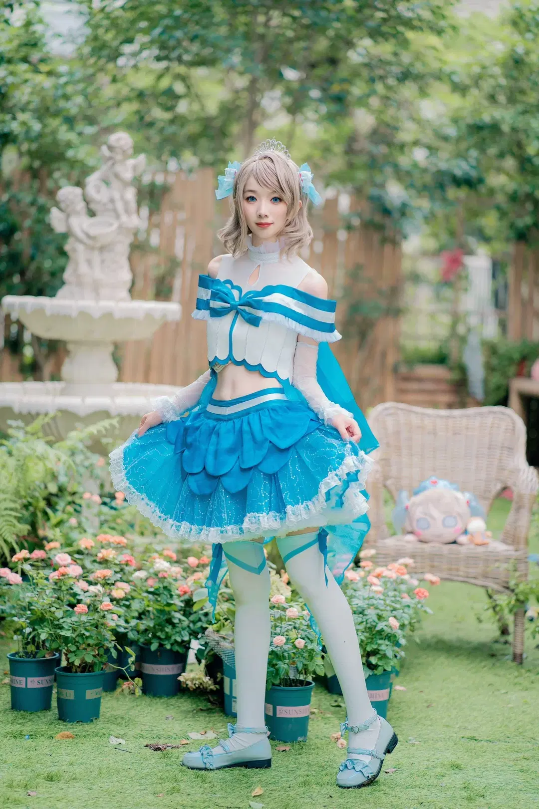 cos正片, 白丝, LoveLive!, 渡边曜cos, 恋爱水族馆