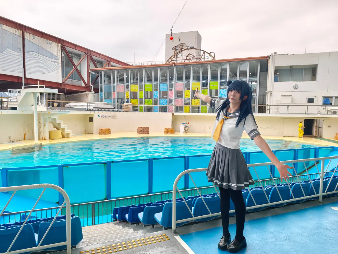 水手服, 津岛善子cos, 沼津, 丝袜, lovelive aqours
