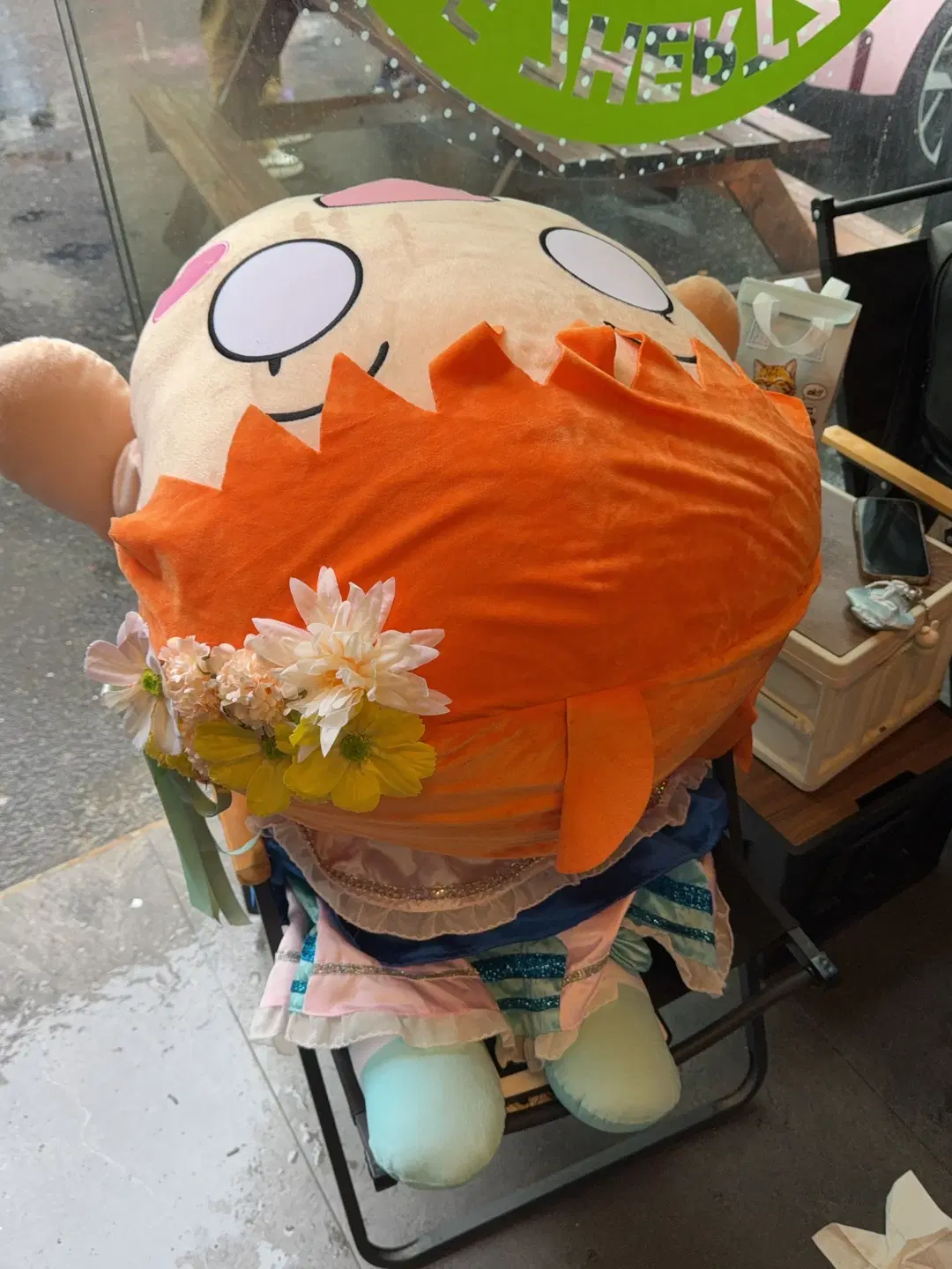[Love Live! cosplay] Rainy day record with Stage style Stage outfit and a giant Plush toy by :( - Image 2