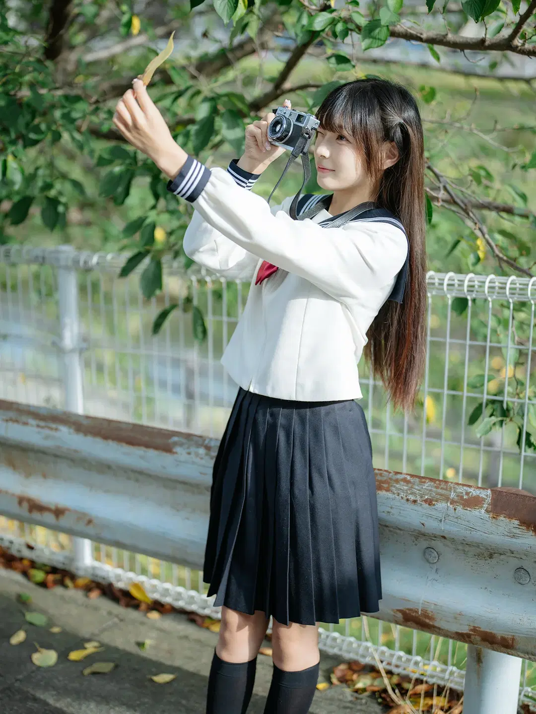 曖昧3センチ，日系水手服街道隨拍 - HIRO_午饭饭 - 第10張