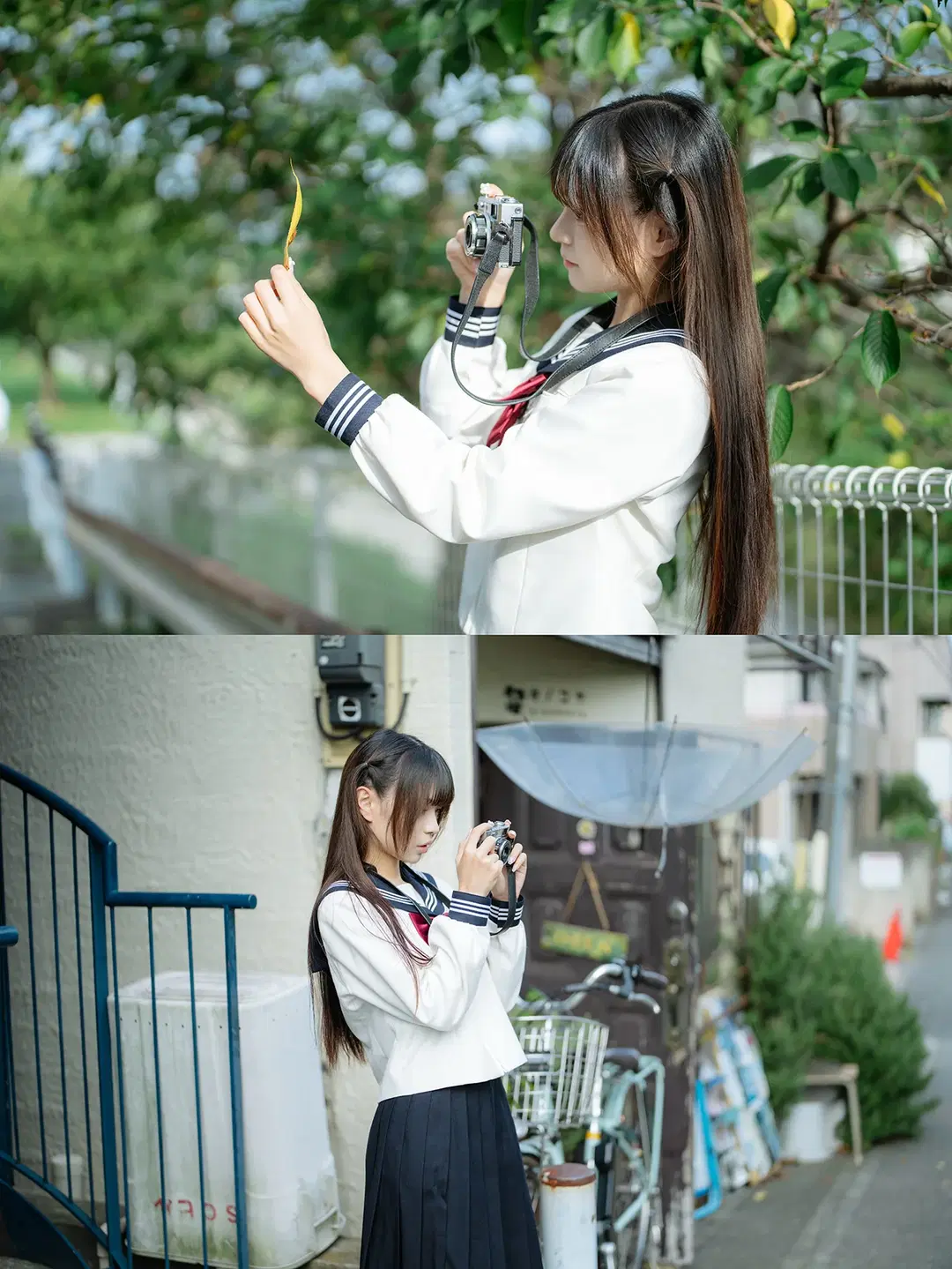 曖昧3センチ，日系水手服街道隨拍 - HIRO_午饭饭 - 第11張