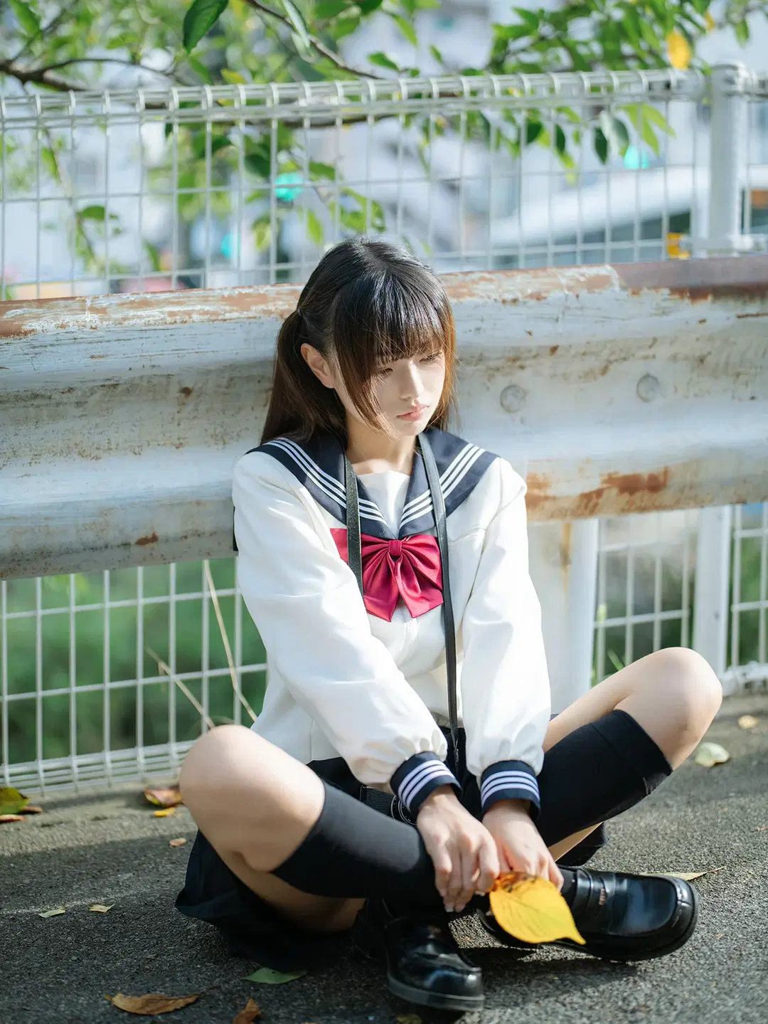 曖昧3センチ，日系水手服街道隨拍 - HIRO_午饭饭 - 第12張