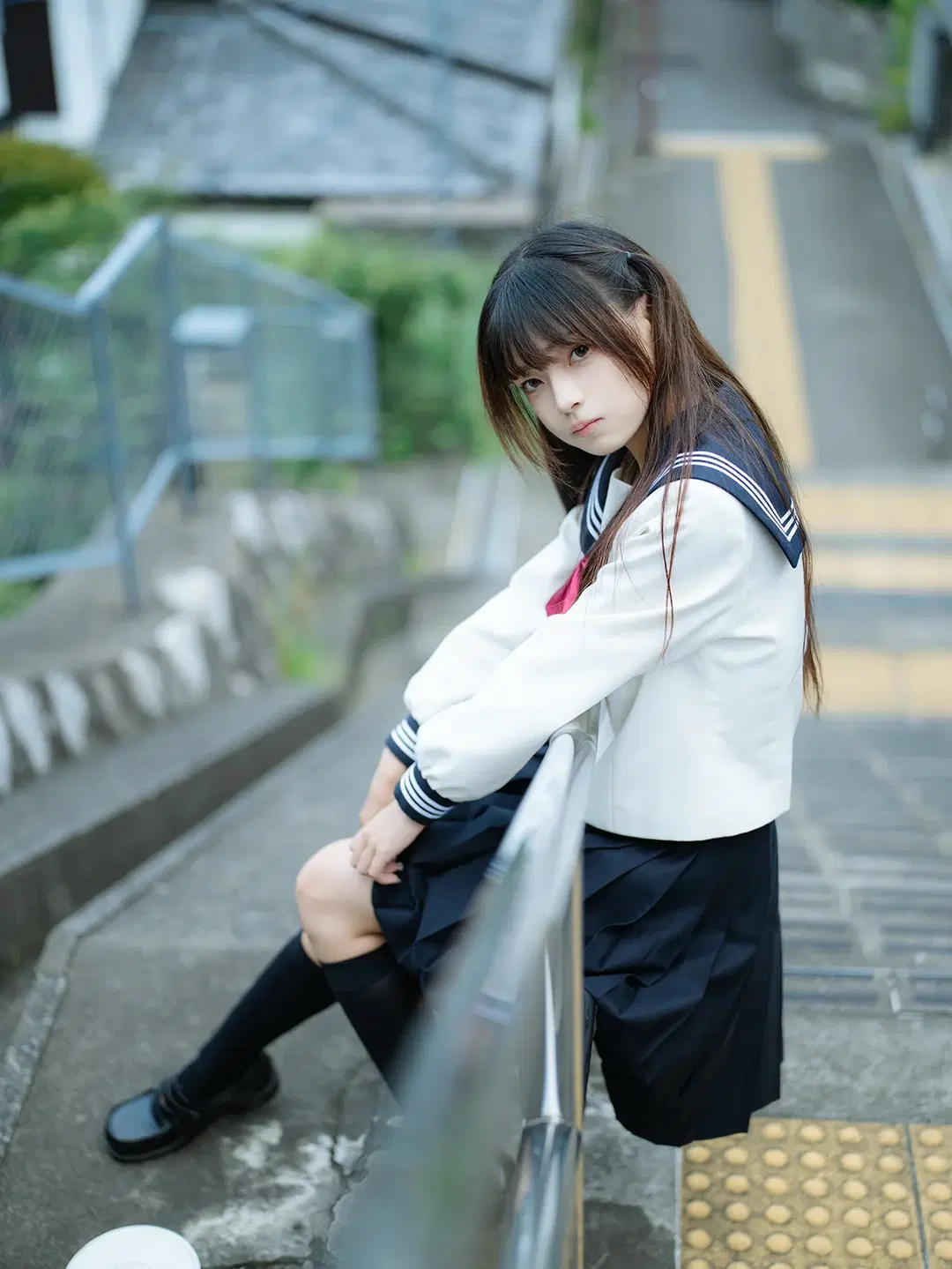曖昧3センチ，日系水手服街道隨拍 - HIRO_午饭饭 - 第15張