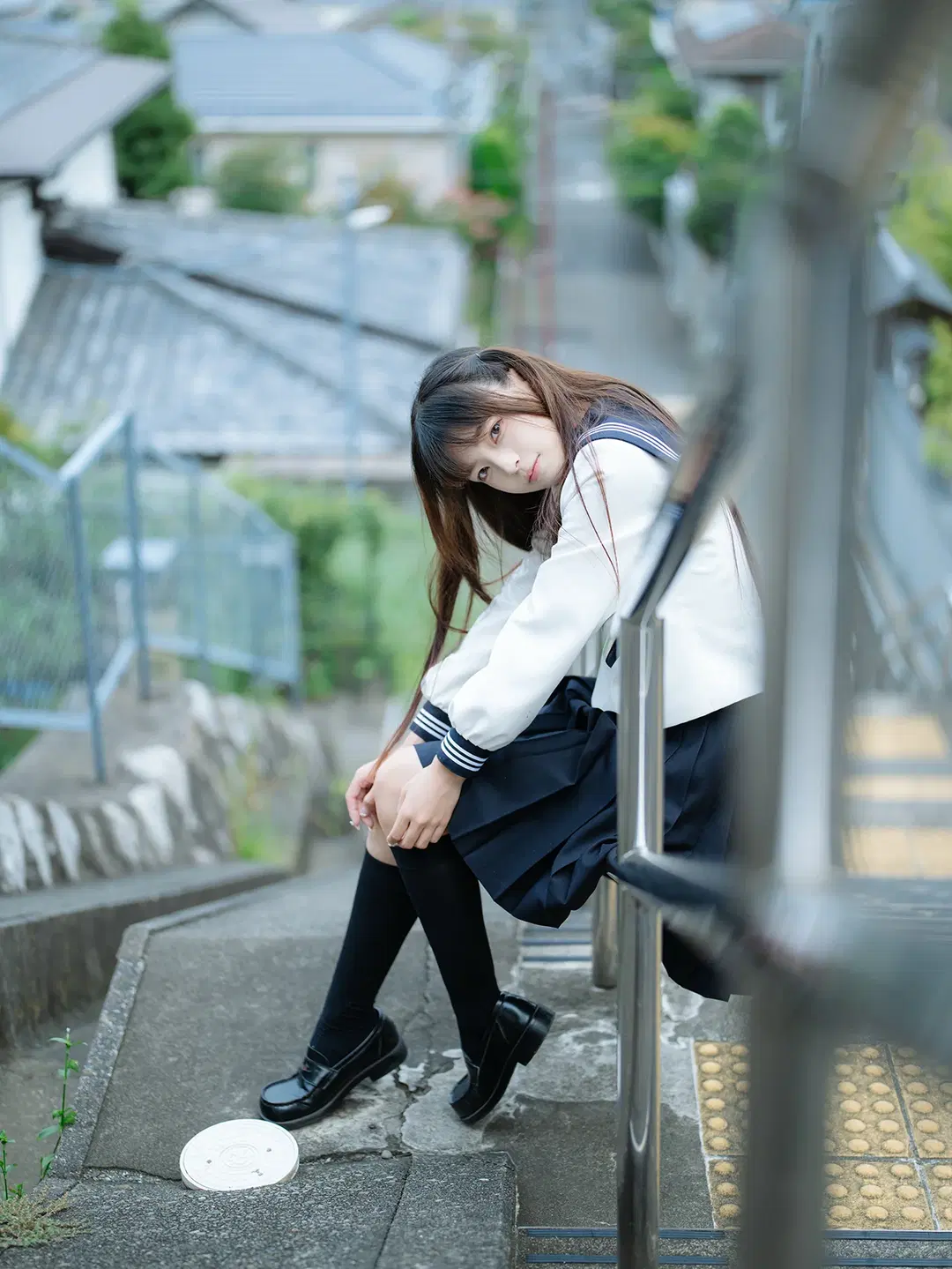 曖昧3センチ，日系水手服街道隨拍 - HIRO_午饭饭 - 第16張