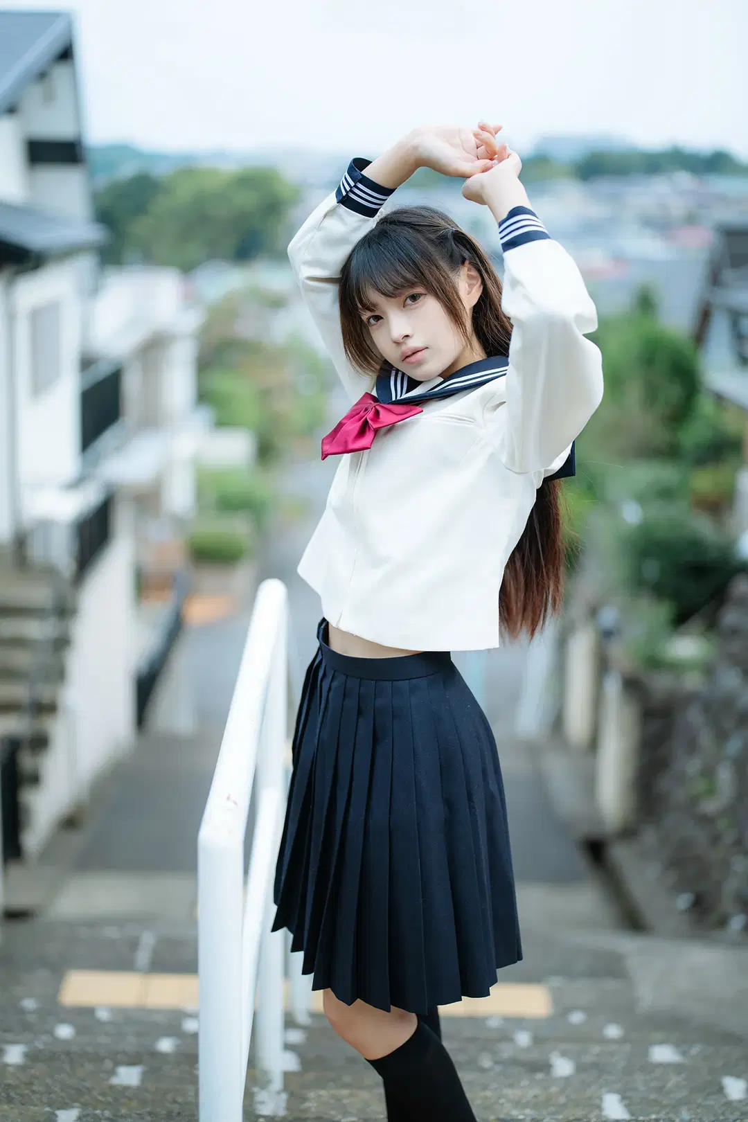 曖昧3センチ，日系水手服街道隨拍 - HIRO_午饭饭 - 第2張