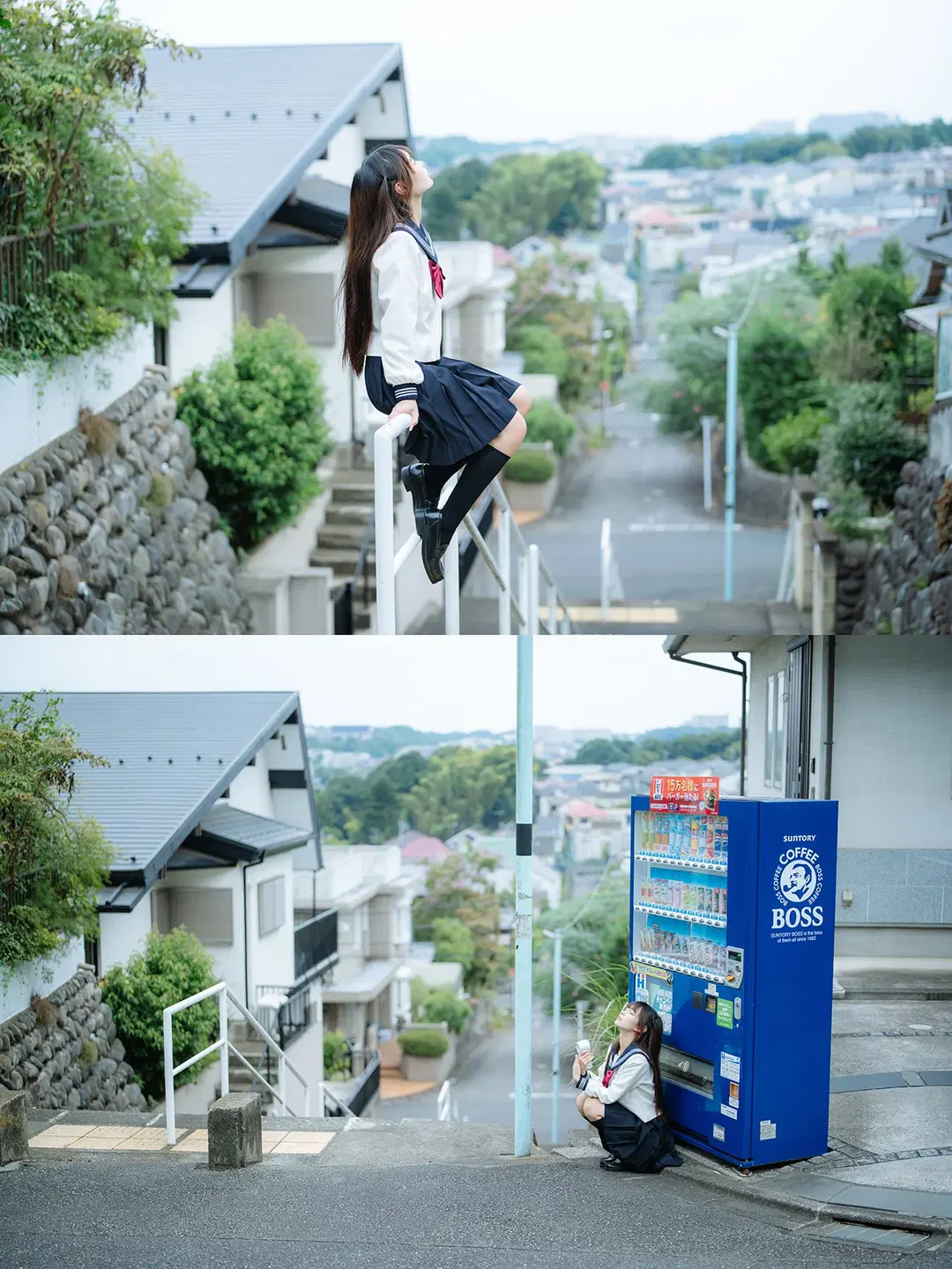 曖昧3センチ，日系水手服街道隨拍 - HIRO_午饭饭 - 第4張