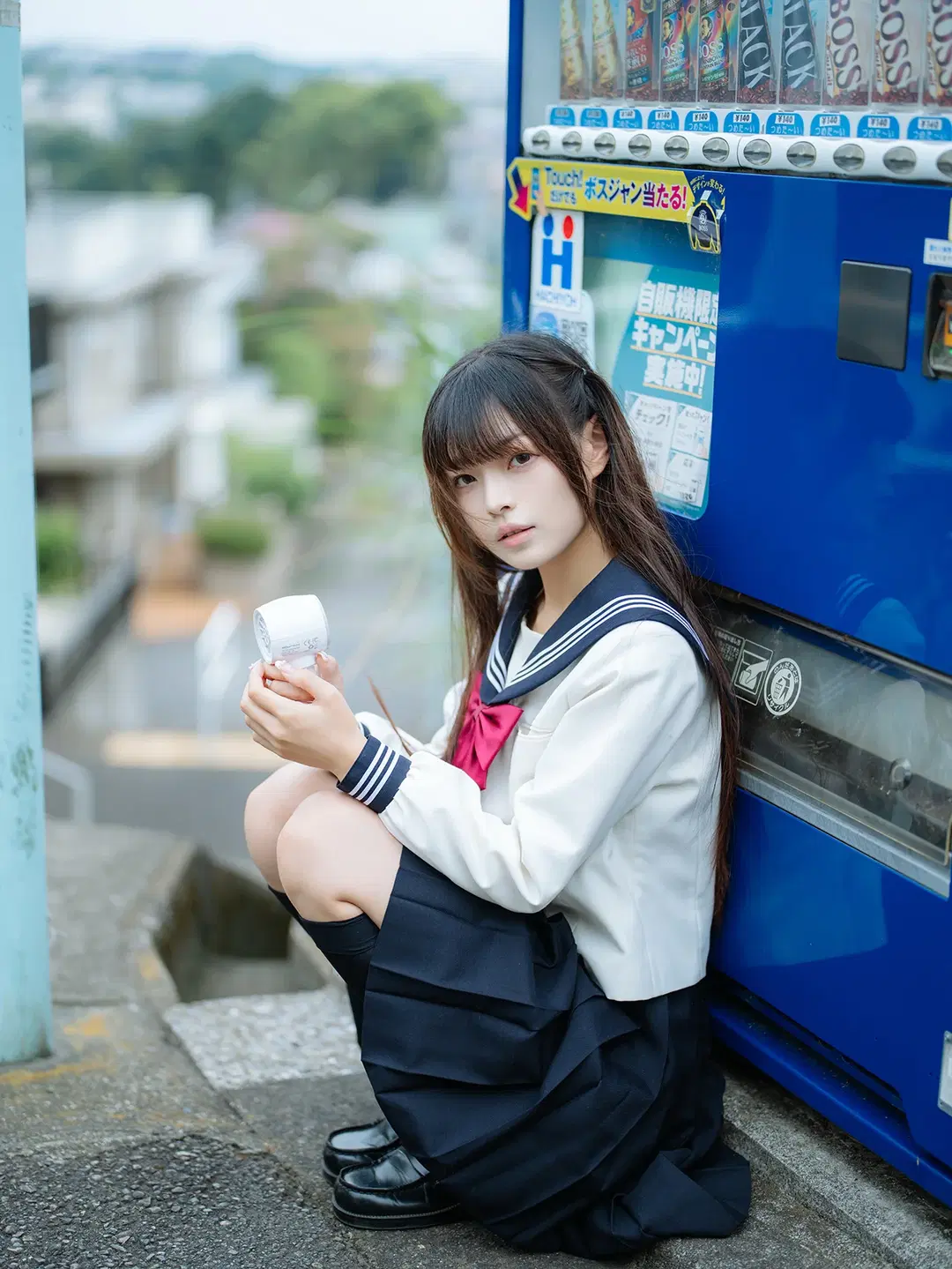 曖昧3センチ，日系水手服街道隨拍 - HIRO_午饭饭 - 第5張