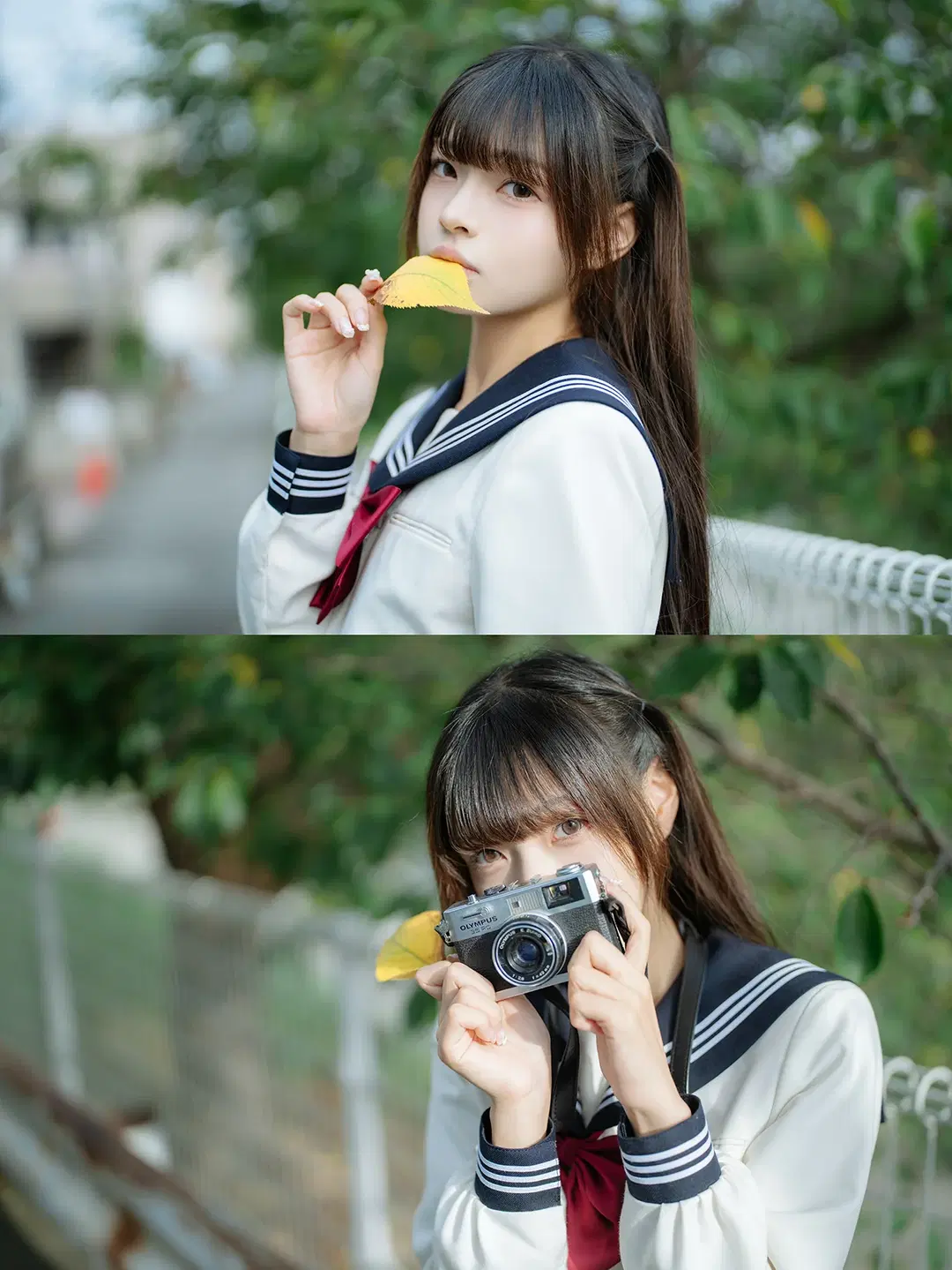 曖昧3センチ，日系水手服街道隨拍 - HIRO_午饭饭 - 第9張
