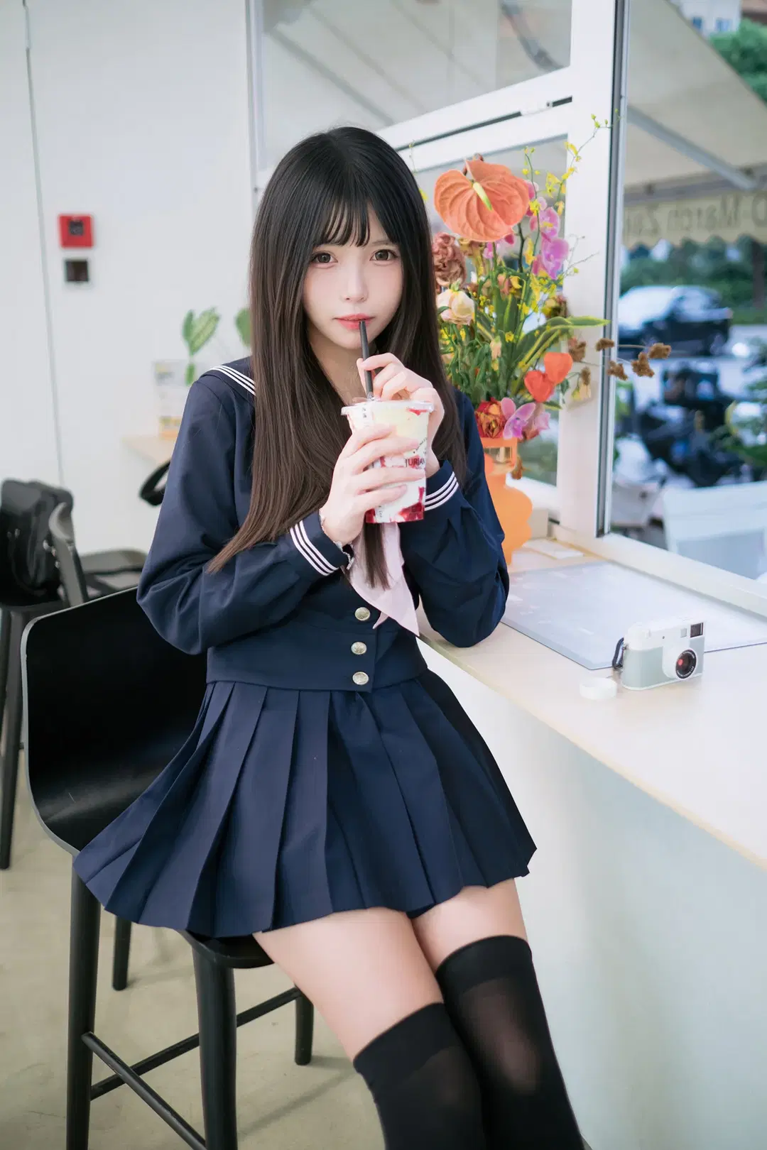 下雨天的游乐场，透明雨衣和水手服的碰撞 - HIRO_午饭饭 - 第10张