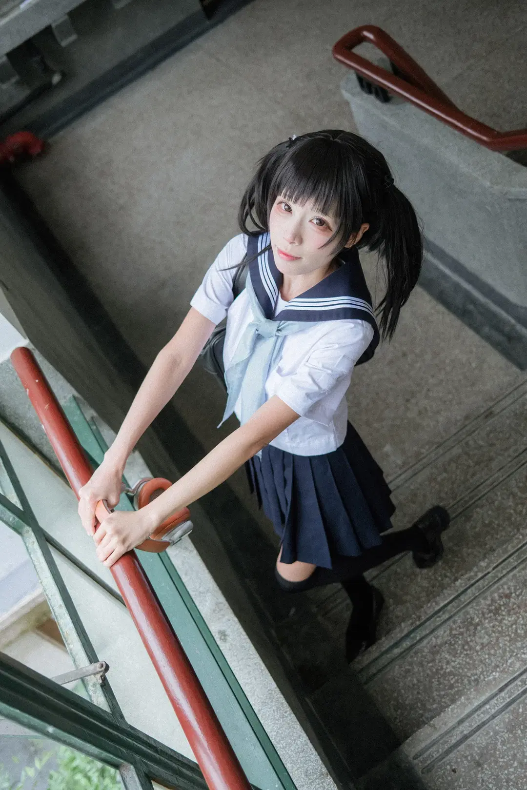雨后校园氛围感JK制服写真拍摄记录 - HIRO_午饭饭 - 第16张