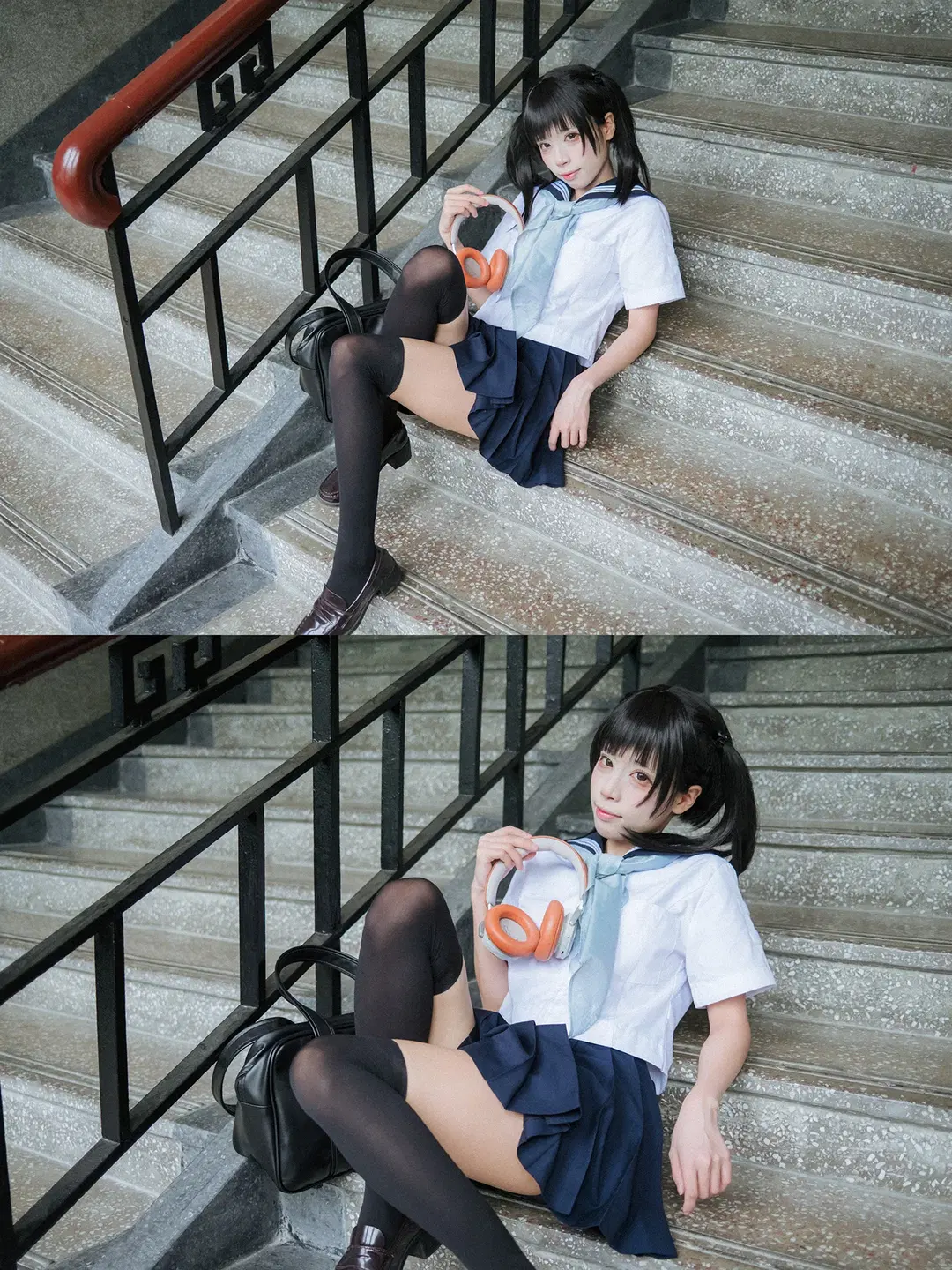 雨后校园氛围感JK制服写真拍摄记录 - HIRO_午饭饭 - 第4张