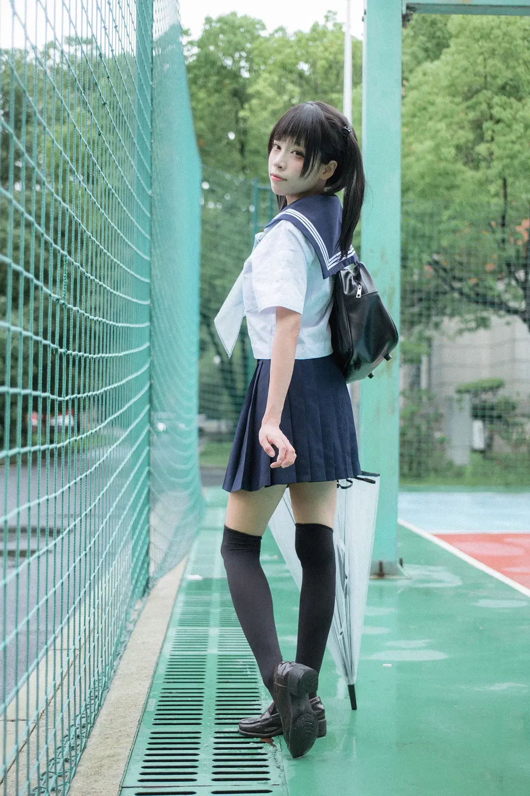 雨后校园氛围感JK制服写真拍摄记录 - HIRO_午饭饭 - 第6张