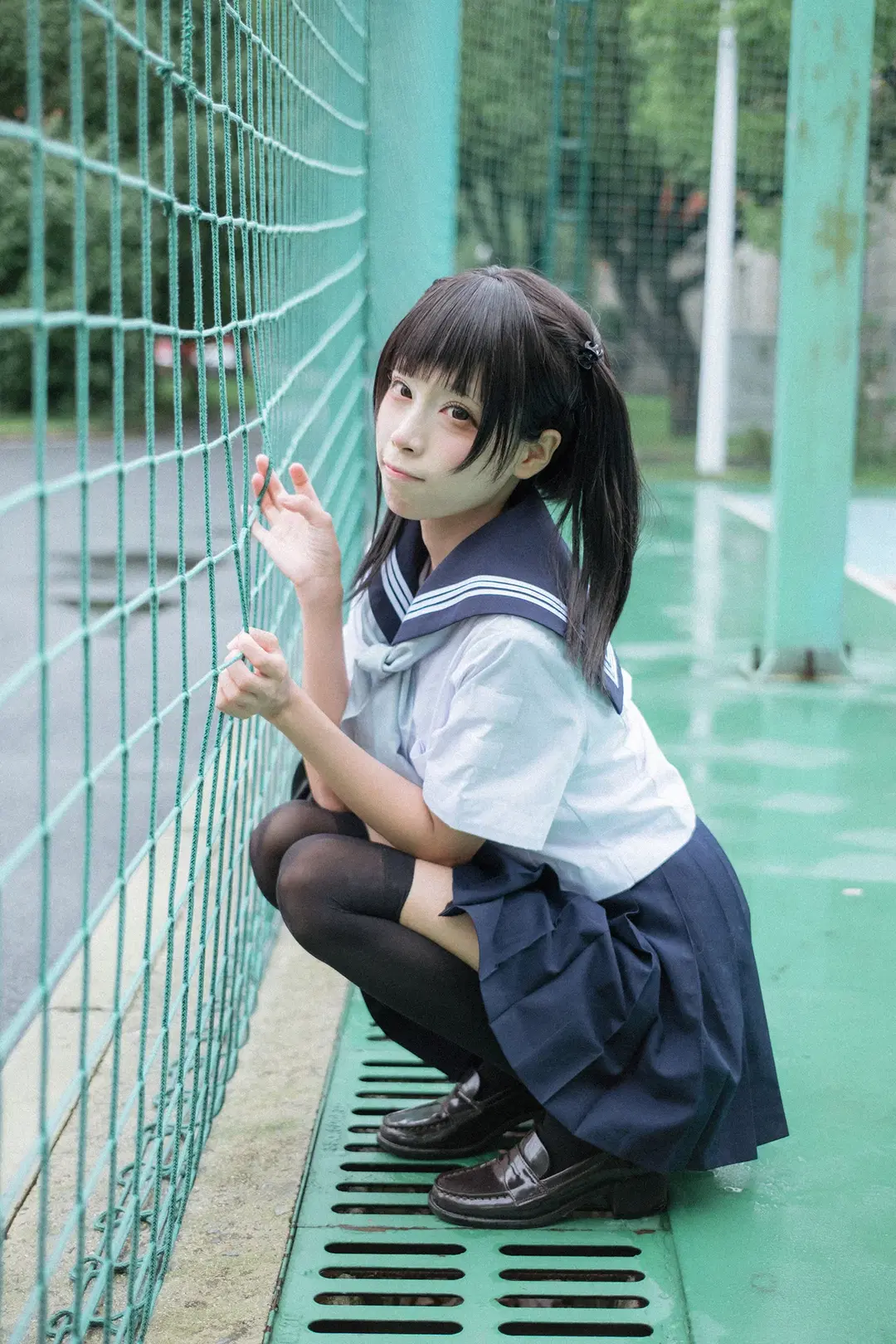 雨后校园氛围感JK制服写真拍摄记录 - HIRO_午饭饭 - 第8张