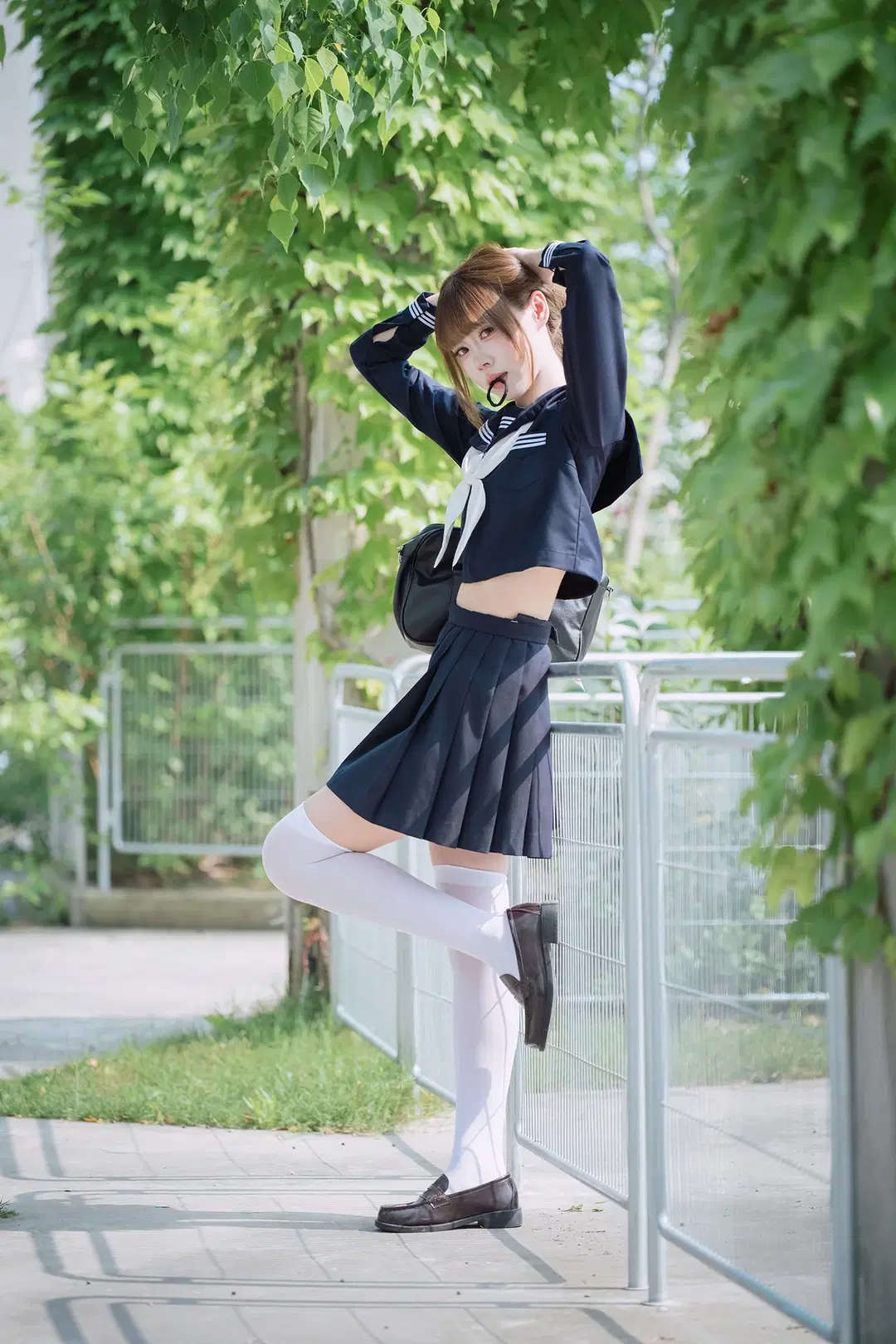 Deep Blue Sailor Suit Collides with Industrial Storage Tanks by HIRO_午饭饭 - Image 15