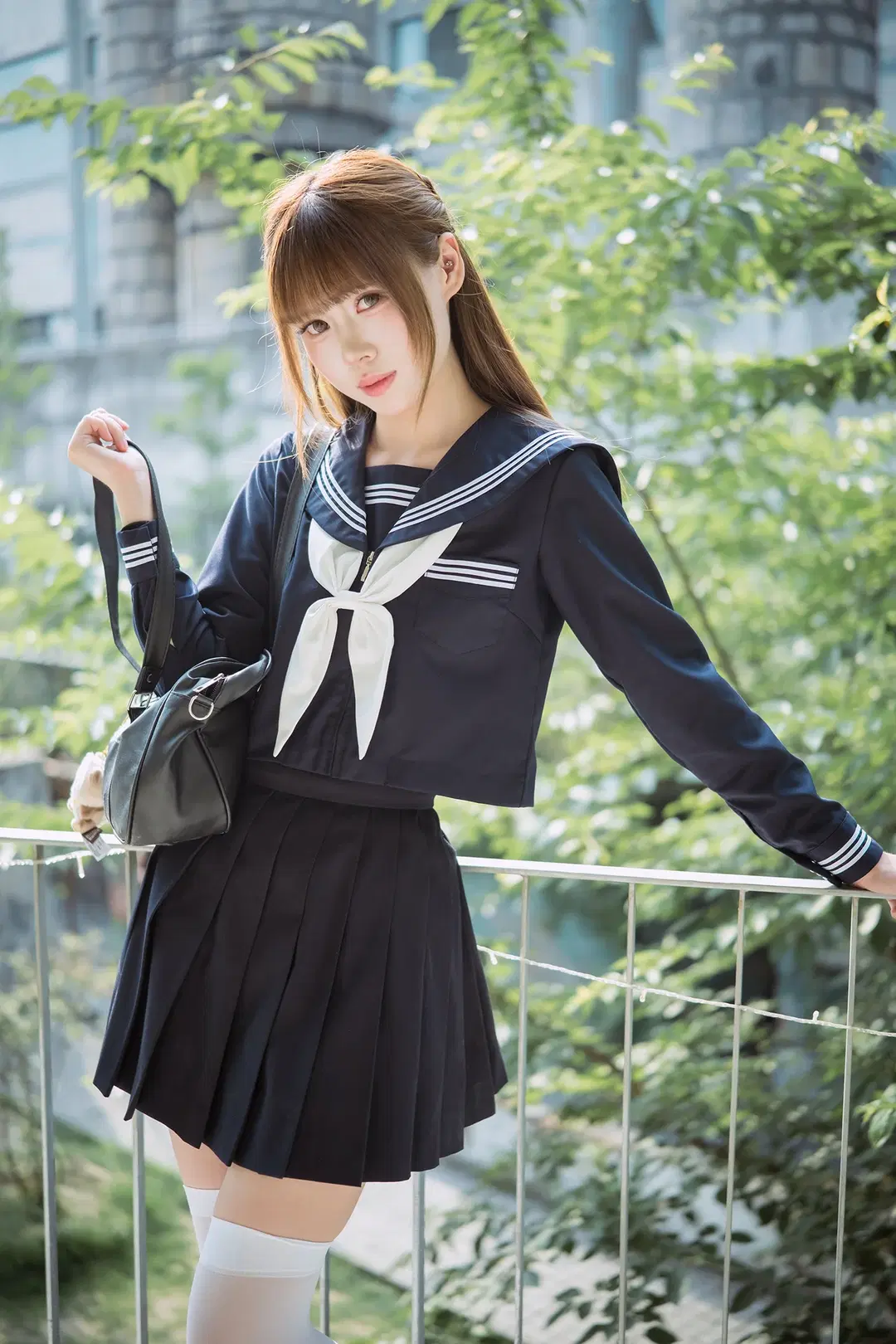 Deep Blue Sailor Suit Collides with Industrial Storage Tanks by HIRO_午饭饭 - Image 2