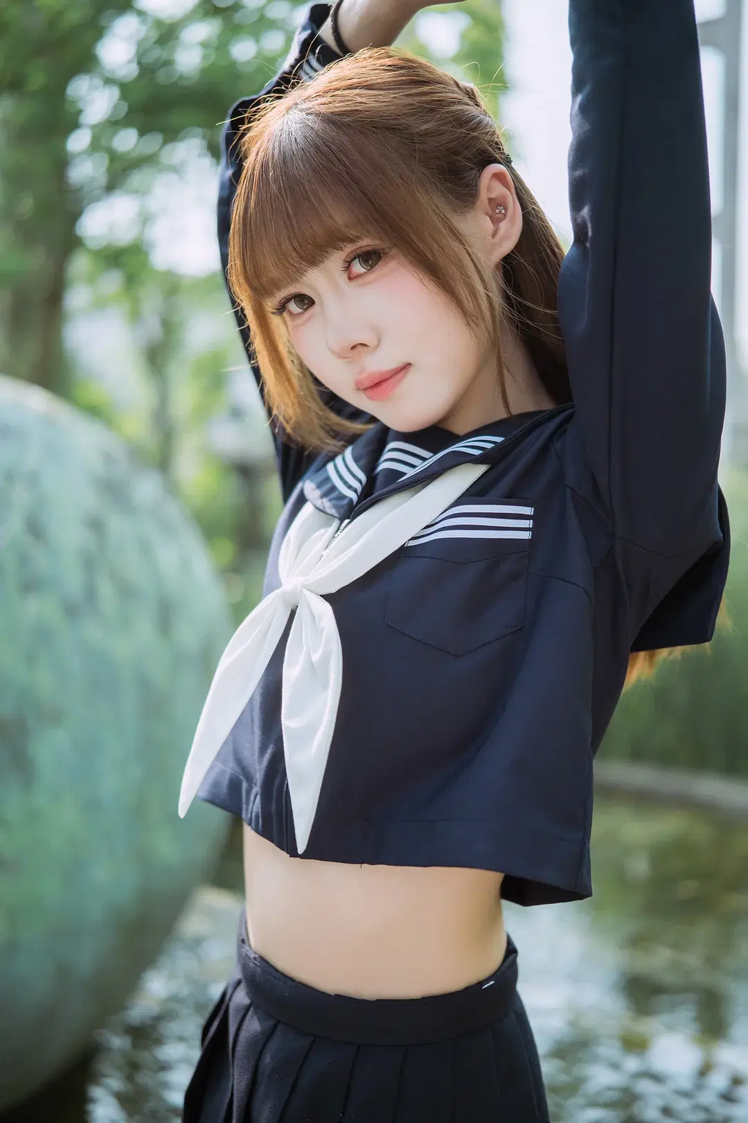 Deep Blue Sailor Suit Collides with Industrial Storage Tanks by HIRO_午饭饭 - Image 7