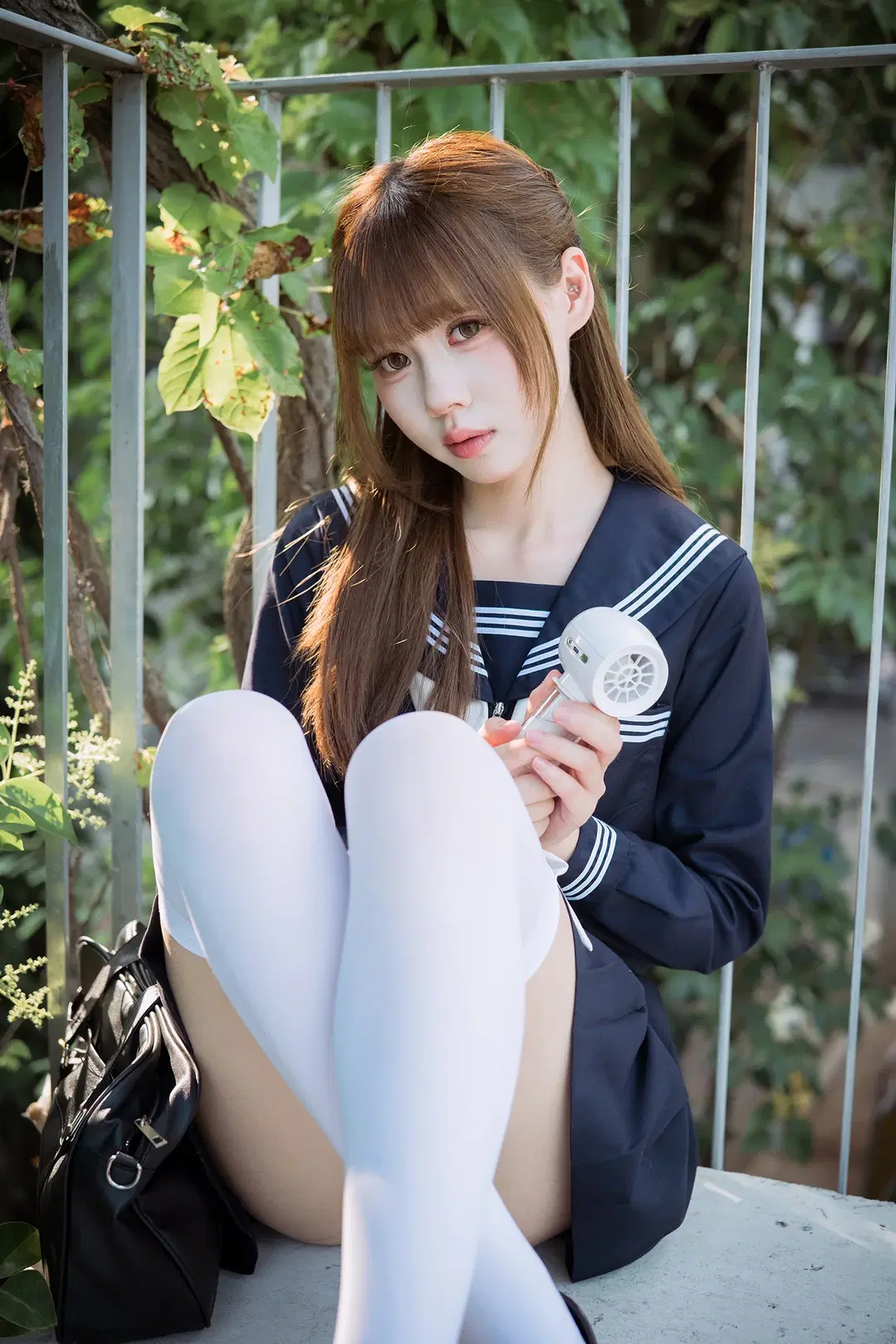 夏日水手服白丝写真，富士X-S20拍摄心得分享 - HIRO_午饭饭 - 第10张