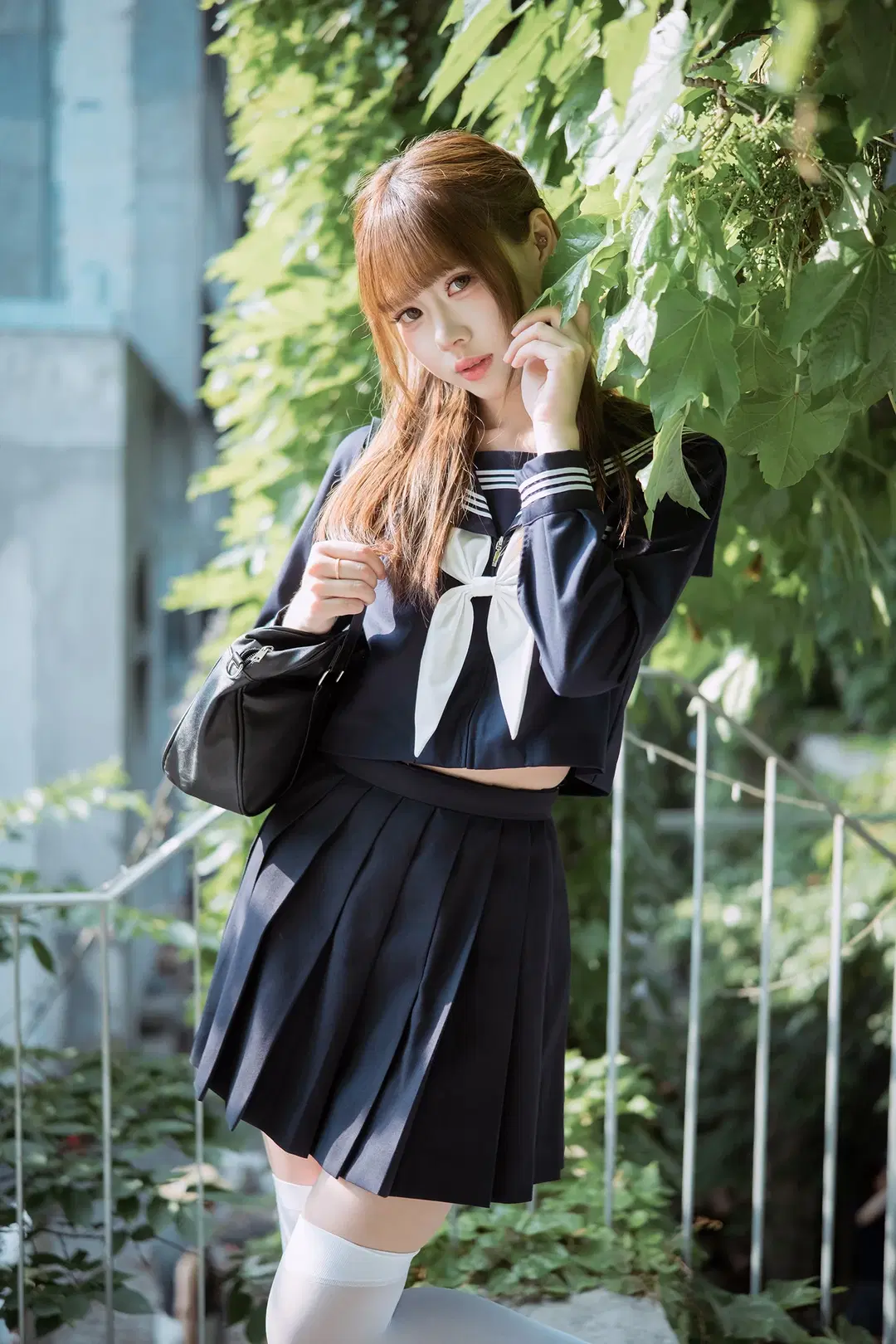 夏日水手服白丝写真，富士X-S20拍摄心得分享 - HIRO_午饭饭 - 第11张