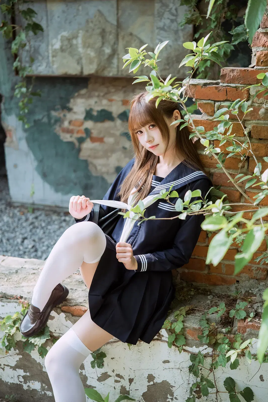 夏日水手服白丝写真，富士X-S20拍摄心得分享 - HIRO_午饭饭 - 第15张