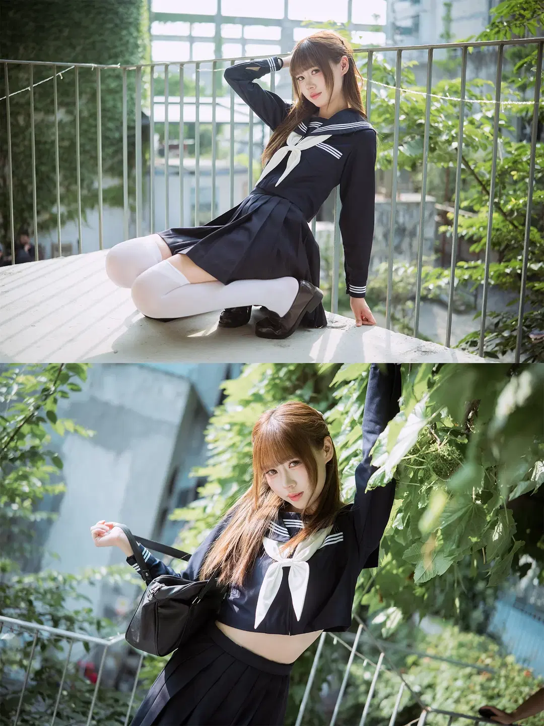 夏日水手服白丝写真，富士X-S20拍摄心得分享 - HIRO_午饭饭 - 第2张