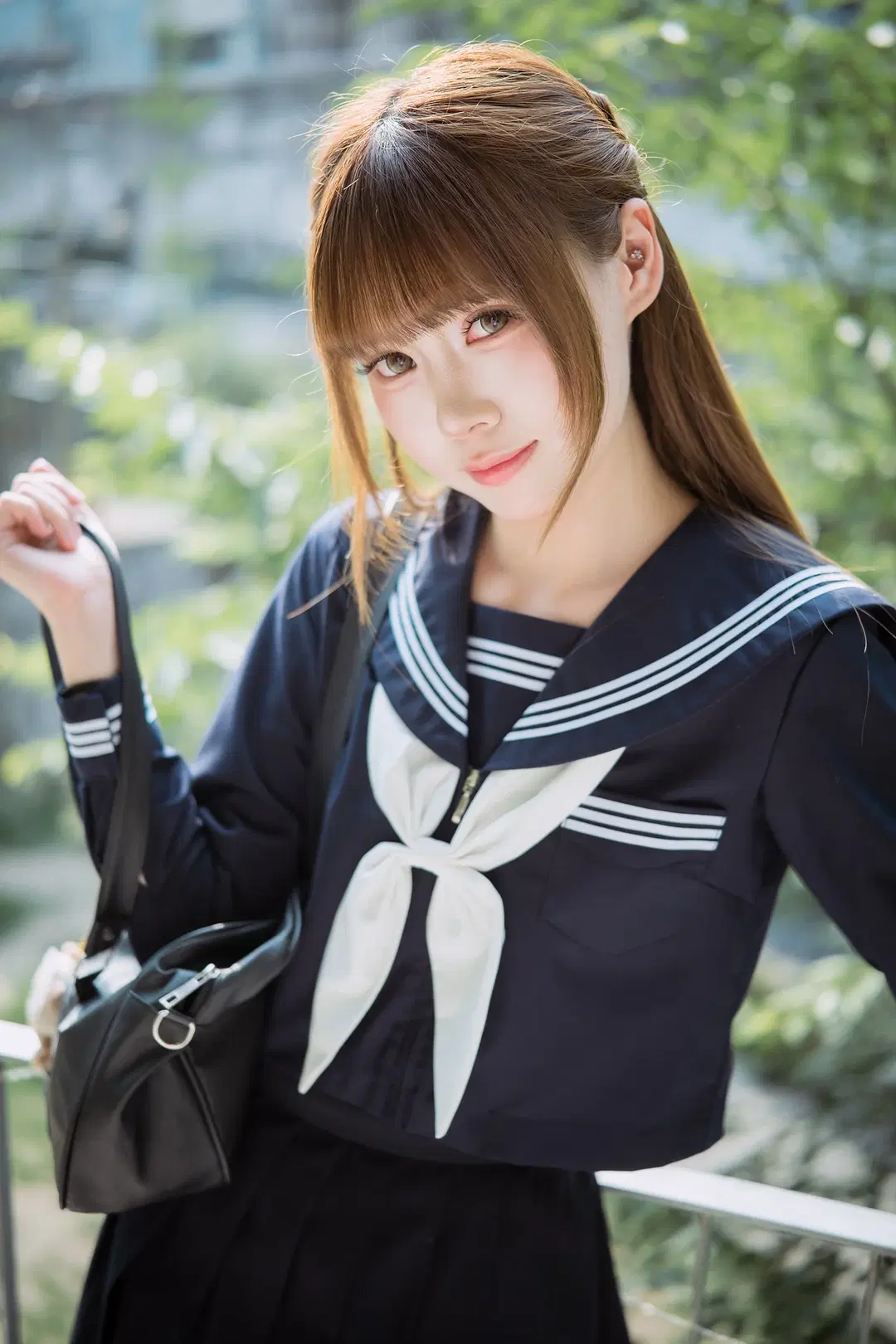 夏日水手服白丝写真，富士X-S20拍摄心得分享 - HIRO_午饭饭 - 第6张