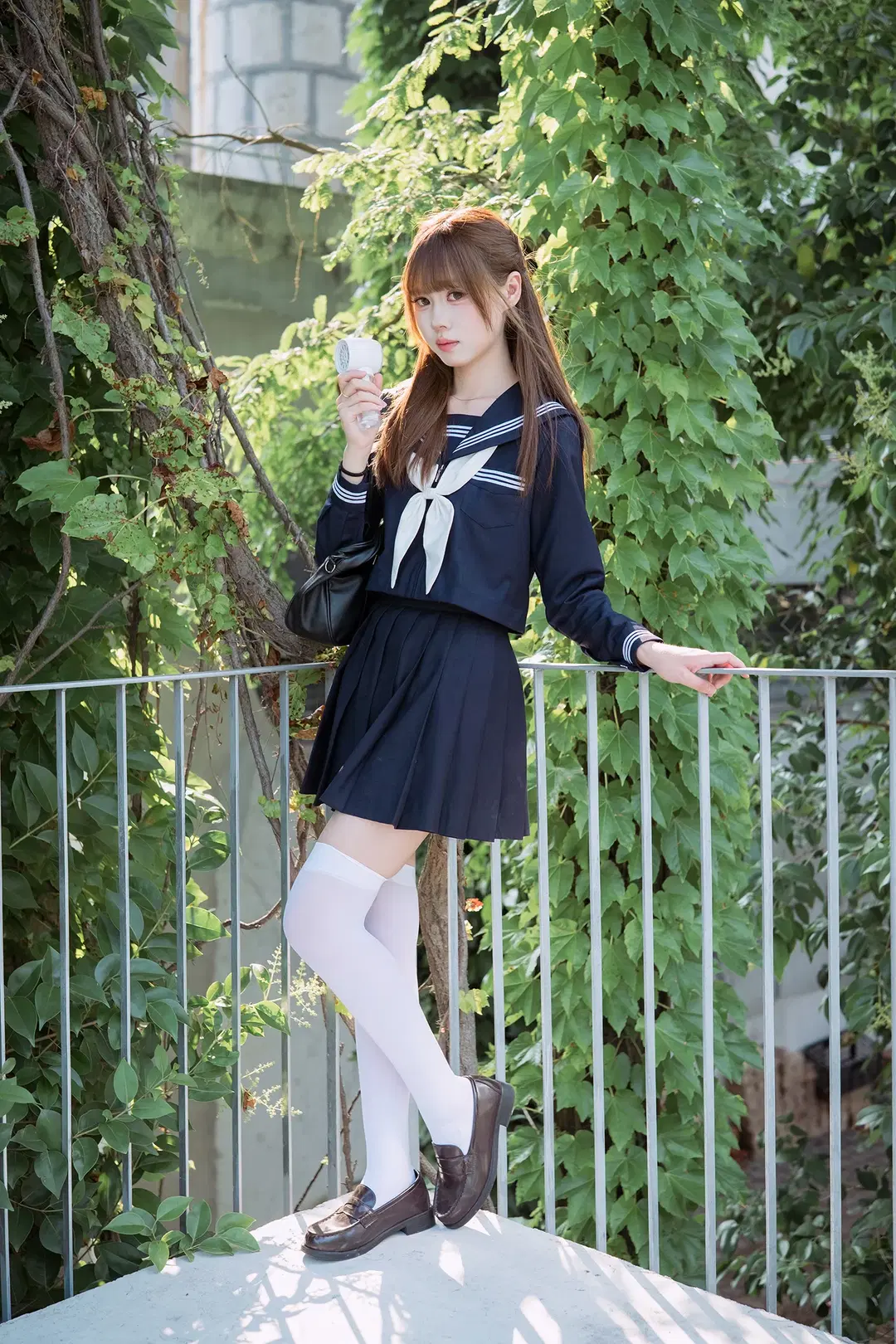 夏日水手服白丝写真，富士X-S20拍摄心得分享 - HIRO_午饭饭 - 第7张