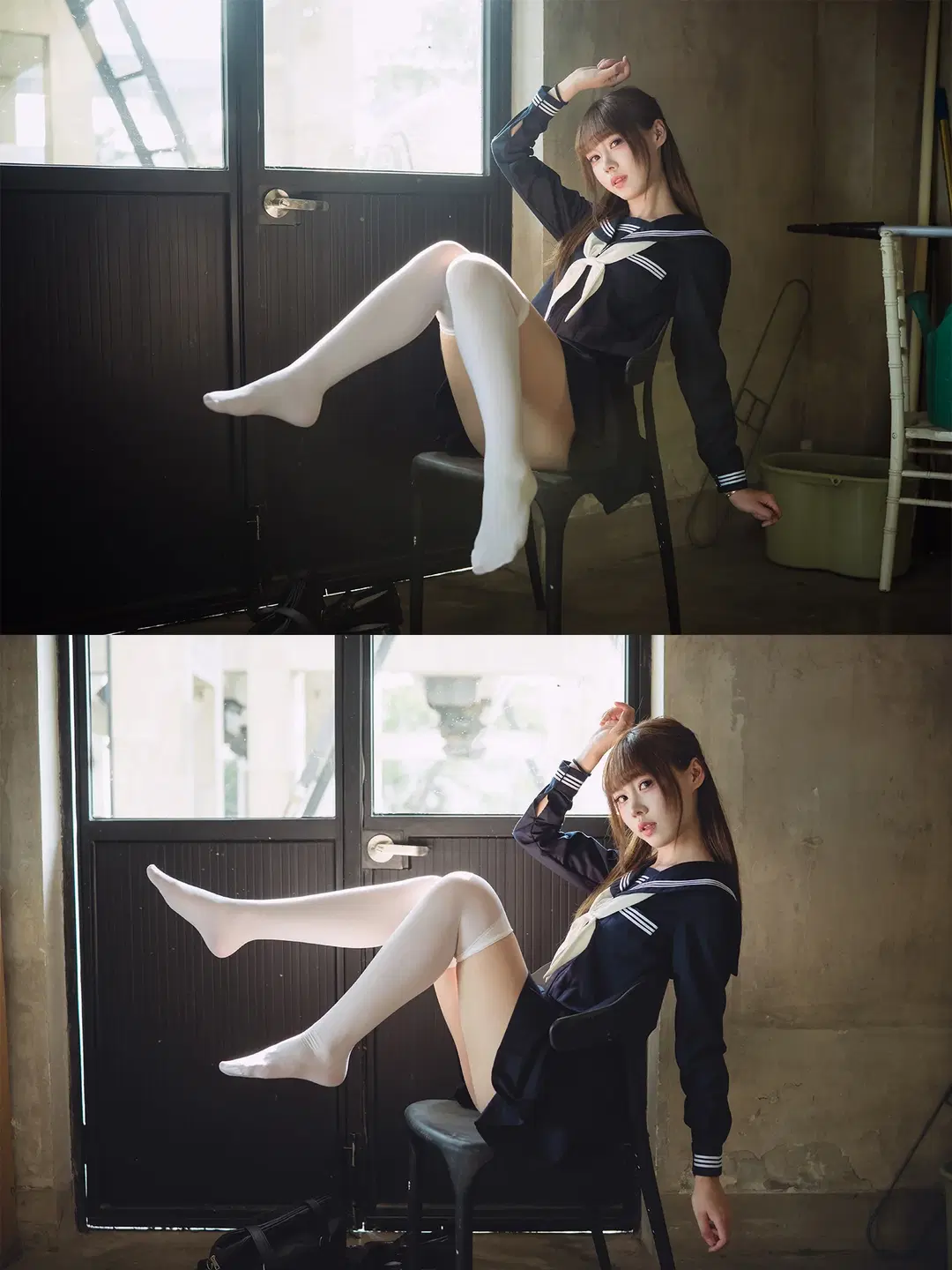 放學後的光影JK水手服寫真 - HIRO_午饭饭 - 第12張