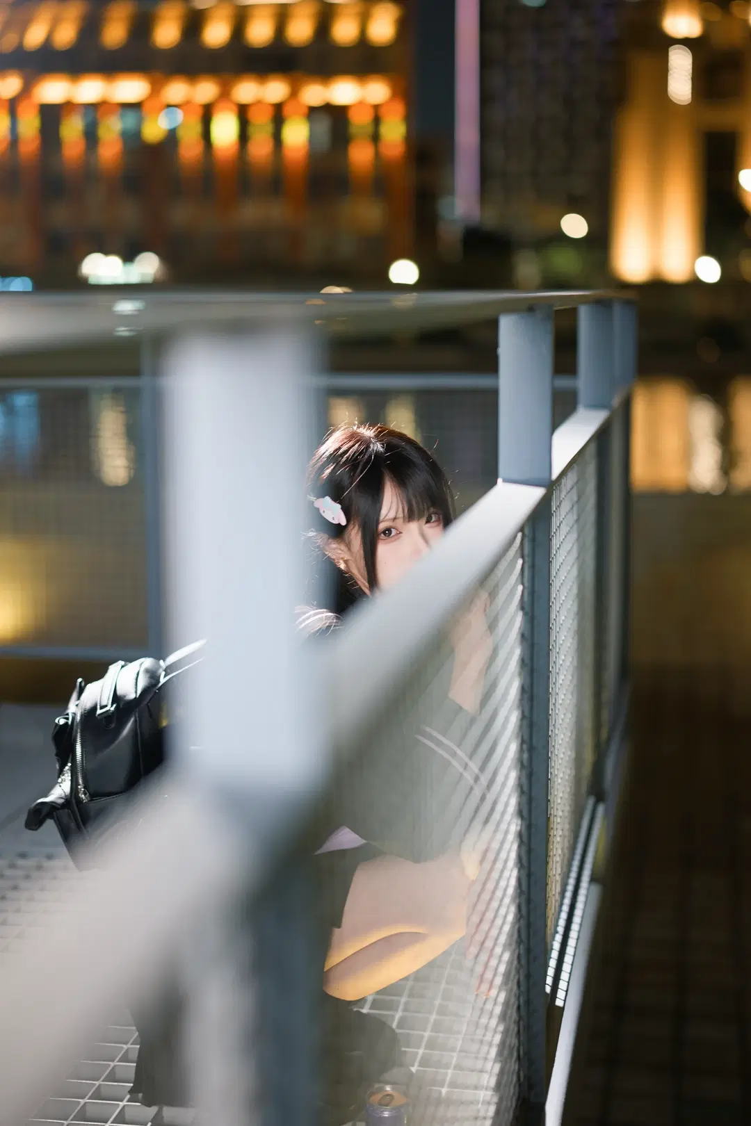 暗黑学院风夜景人像，冷脸萌的二次元氛围感 - 北面色影 - 第9张