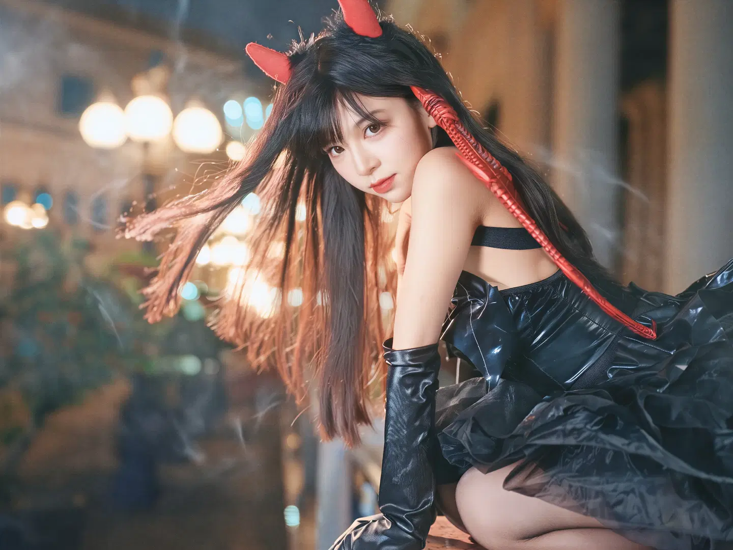 万圣节小恶魔妆造，哥特风氛围感拉满 - 北面色影 - 第6张