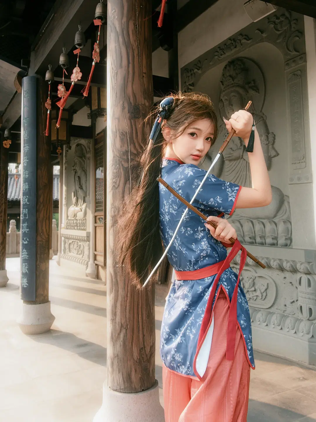 Chinese-Style Maiden's Wuxia Portrait: Nailing the Piercing Gaze by 北面色影 - Image 3