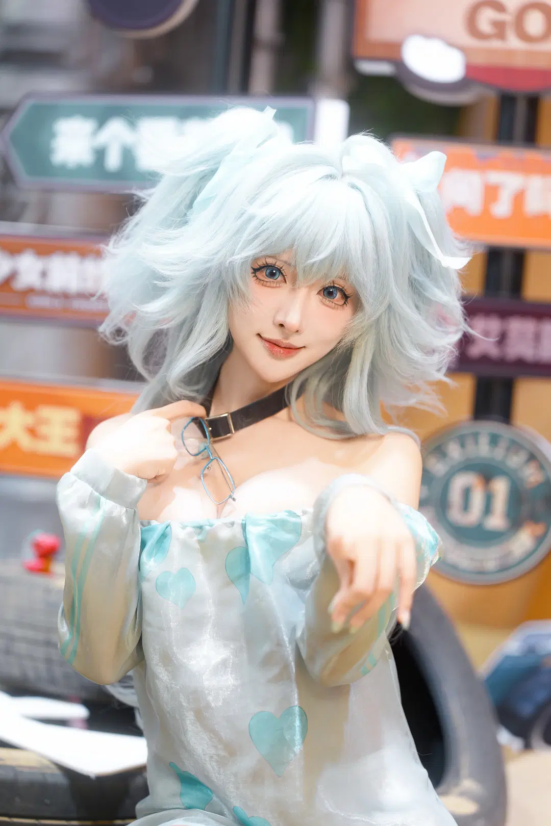【芙洛伦cos】BW漫展上的薄荷蓝少女 - 青阳 - 第3张