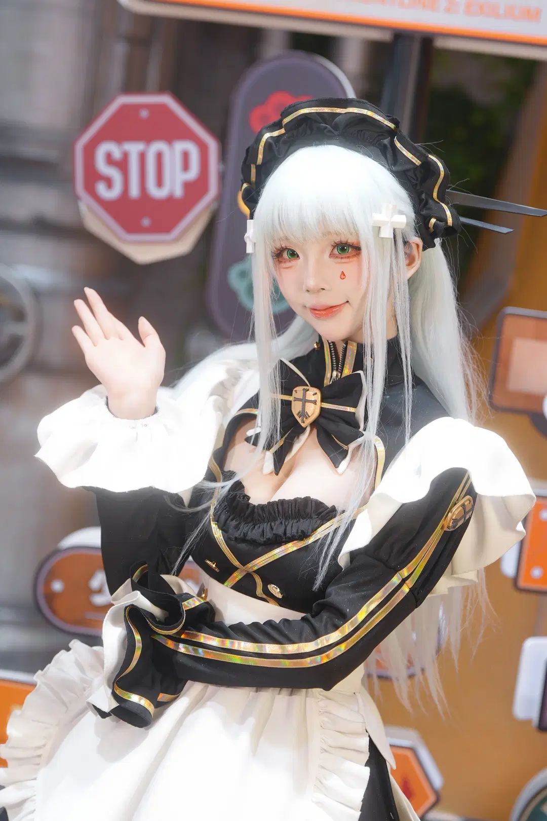 cosplay, 白丝, BW漫展, 少女前线2追放, HK416cos
