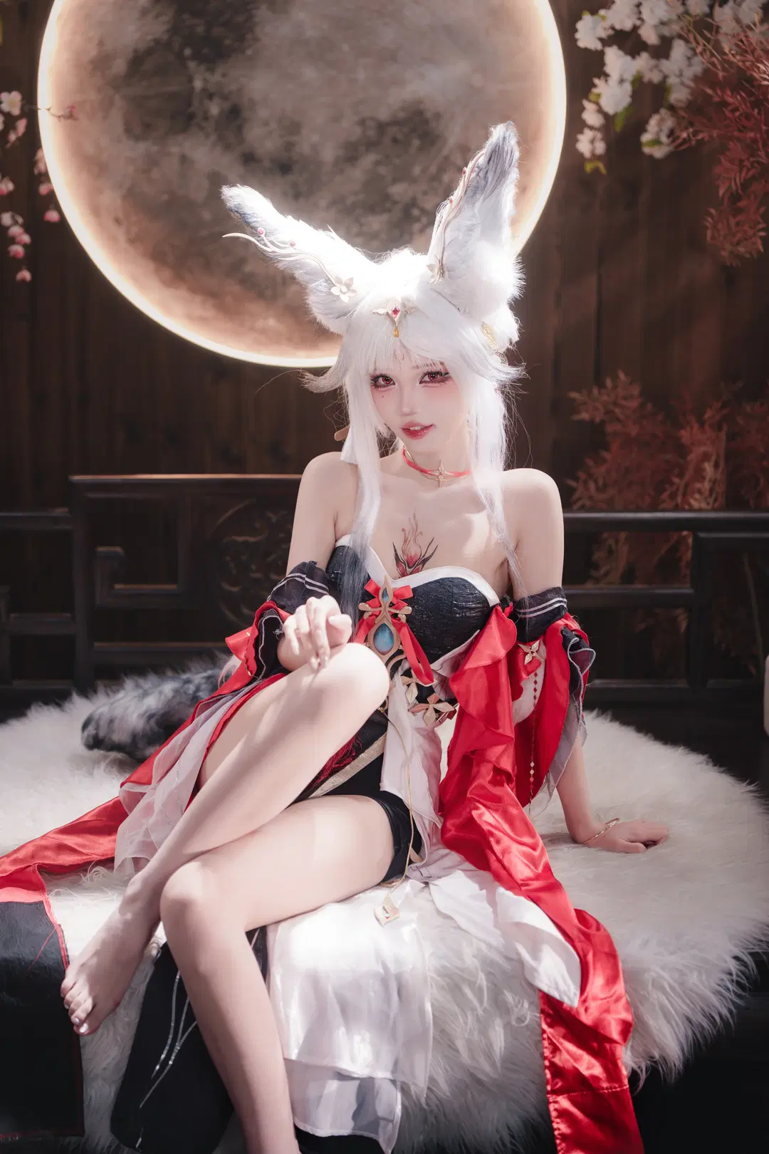 鸣潮, cosplay, 国风, 兽耳, 心月狐cos