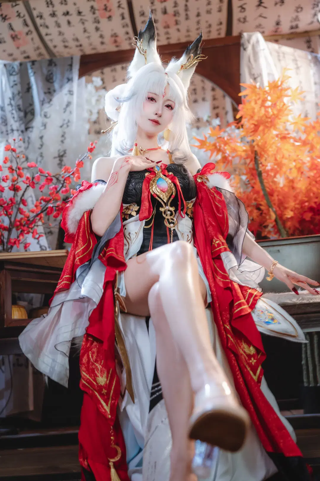 [Hsin cosplay] Fox-Themed Traditional Chinese Style Experience in Wuthering Waves by 青阳 - Image 4