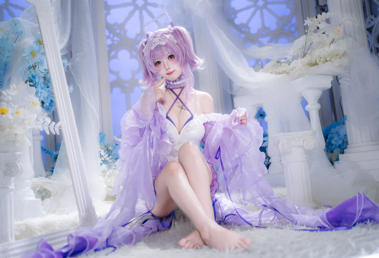 【莉貝雷利奧cos】NIKKE水母的新衣服夢幻感拉滿 - 青阳 - 第5張