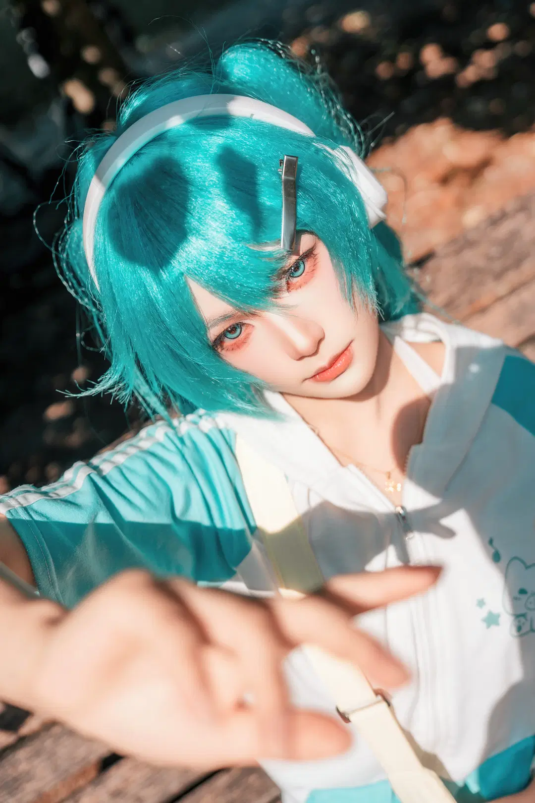 【初音ミク コスプレ】イタリアの街頭を彩る青緑のストーム - 醉梦化蝶📷 - 10枚目