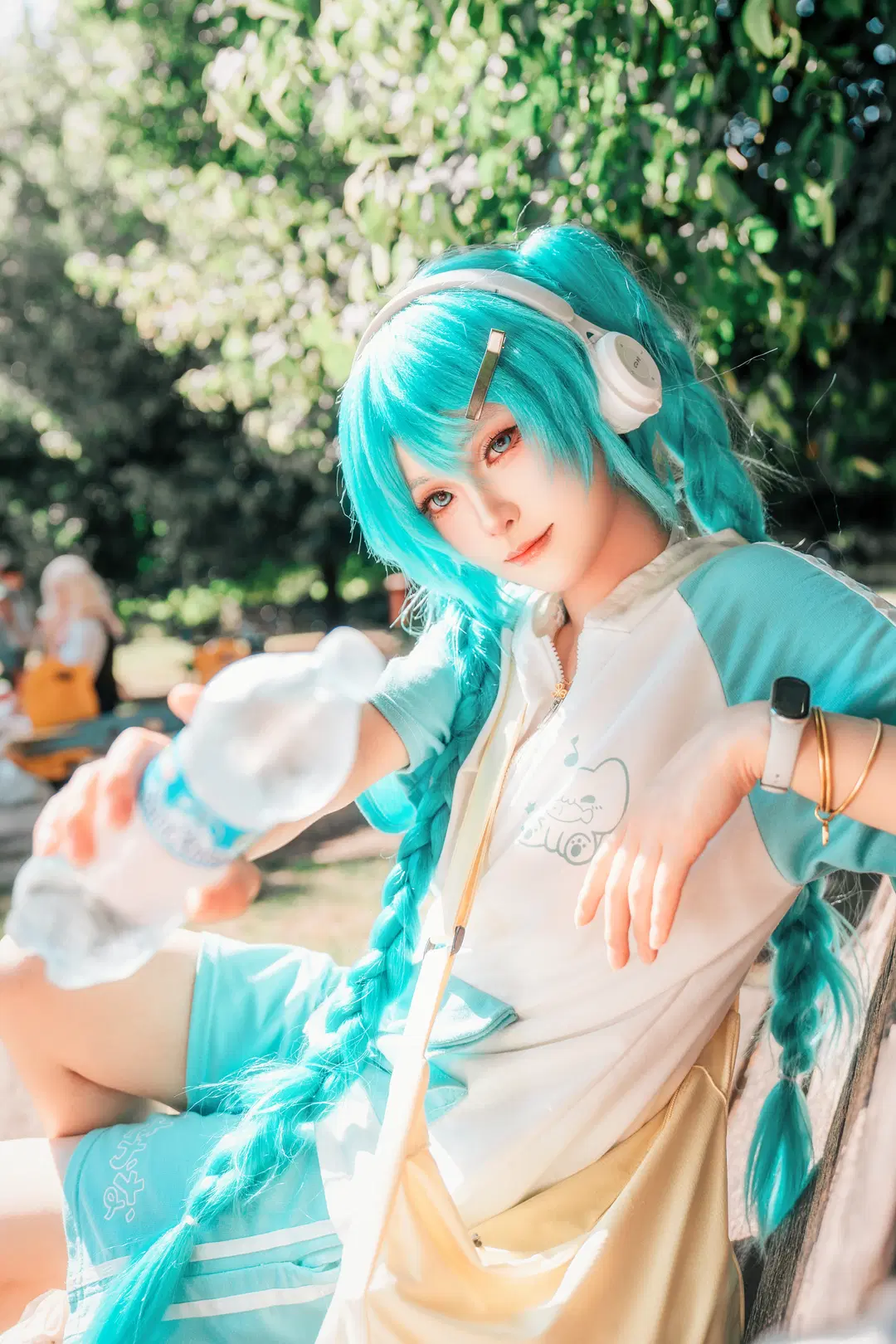 【初音ミク コスプレ】イタリアの街頭を彩る青緑のストーム - 醉梦化蝶📷 - 12枚目