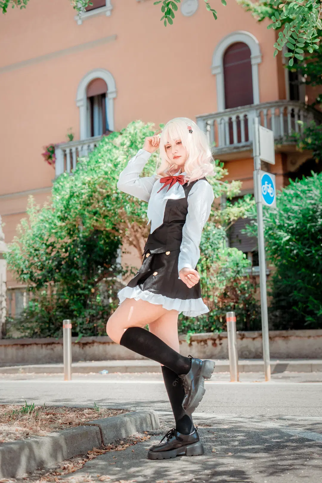 【小森唯cos】魔鬼恋人夏日放学路的微风与阳光 - 醉梦化蝶📷 - 第6张