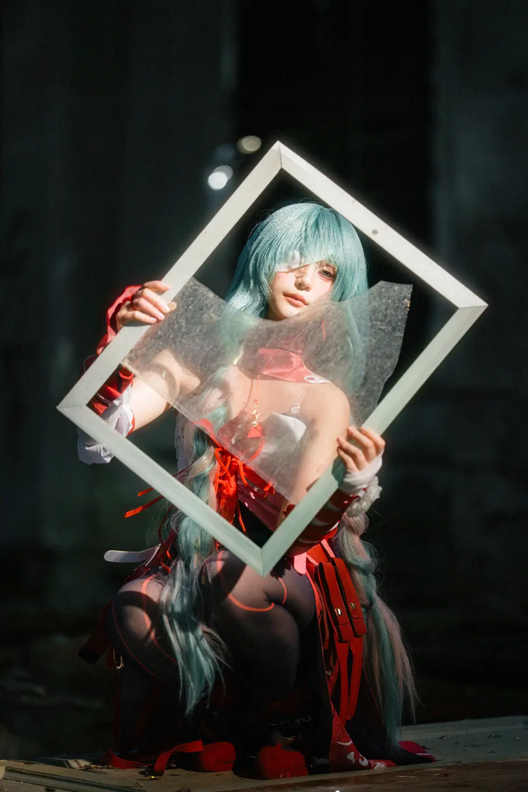 【弗洛洛cos】废弃剧院里的红白交响曲 - 醉梦化蝶📷 - 第10张