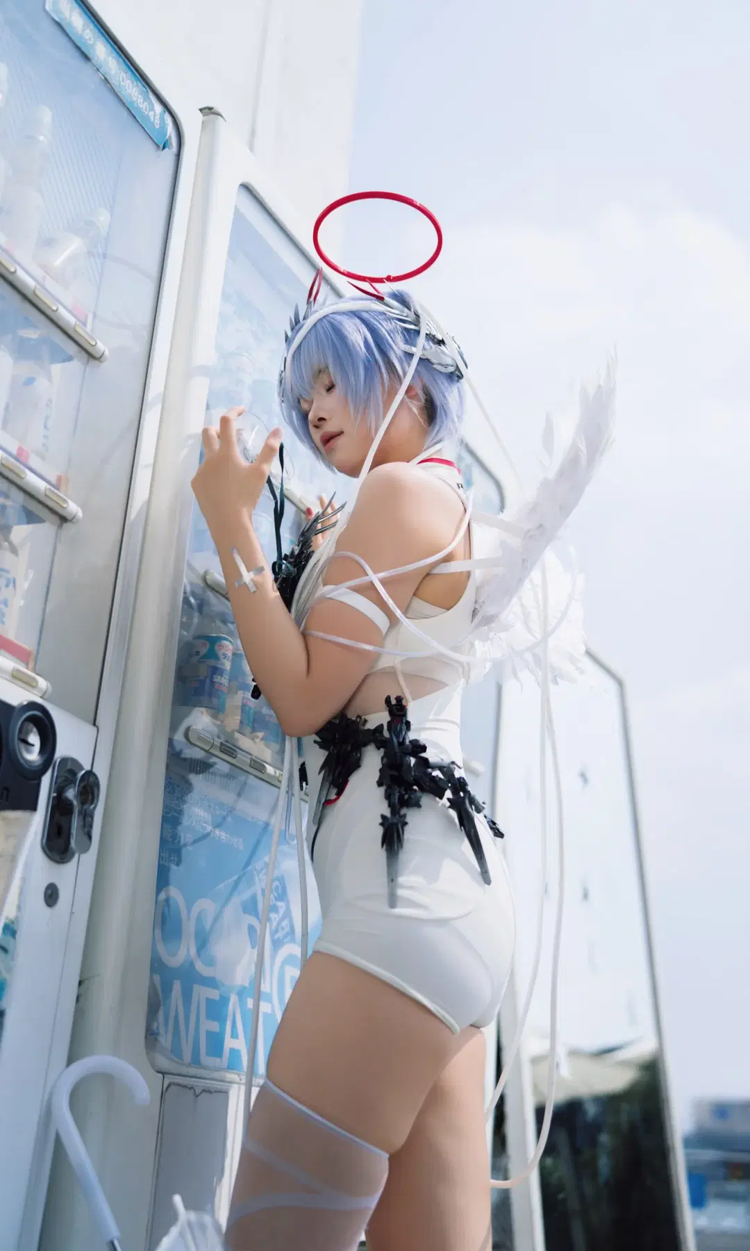 【綾波レイコスプレ】『新世紀エヴァンゲリオン』名作プラグスーツの野外ロケ本番写真 - TimeAfterTime_ - 3枚目