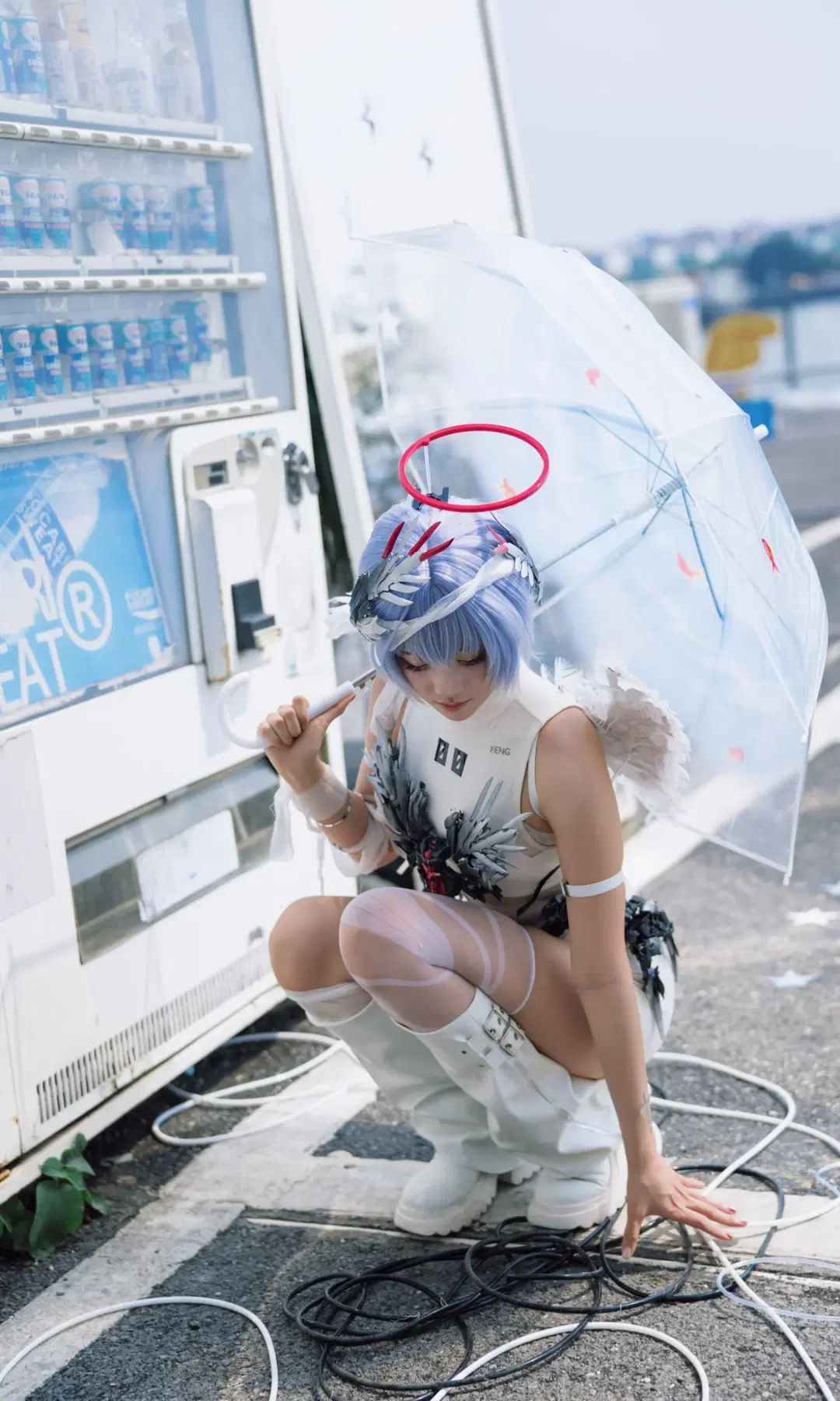 【綾波レイコスプレ】『新世紀エヴァンゲリオン』名作プラグスーツの野外ロケ本番写真 - TimeAfterTime_ - 4枚目