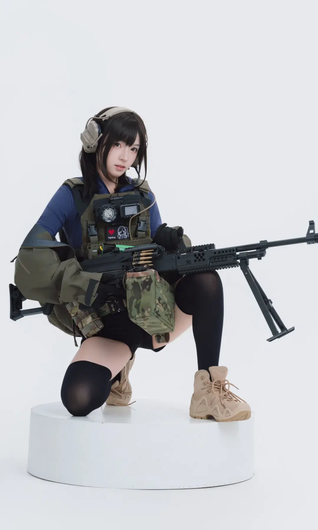 黑丝, 战术少女, 战术风穿搭, 山雀cos, 暗区突围